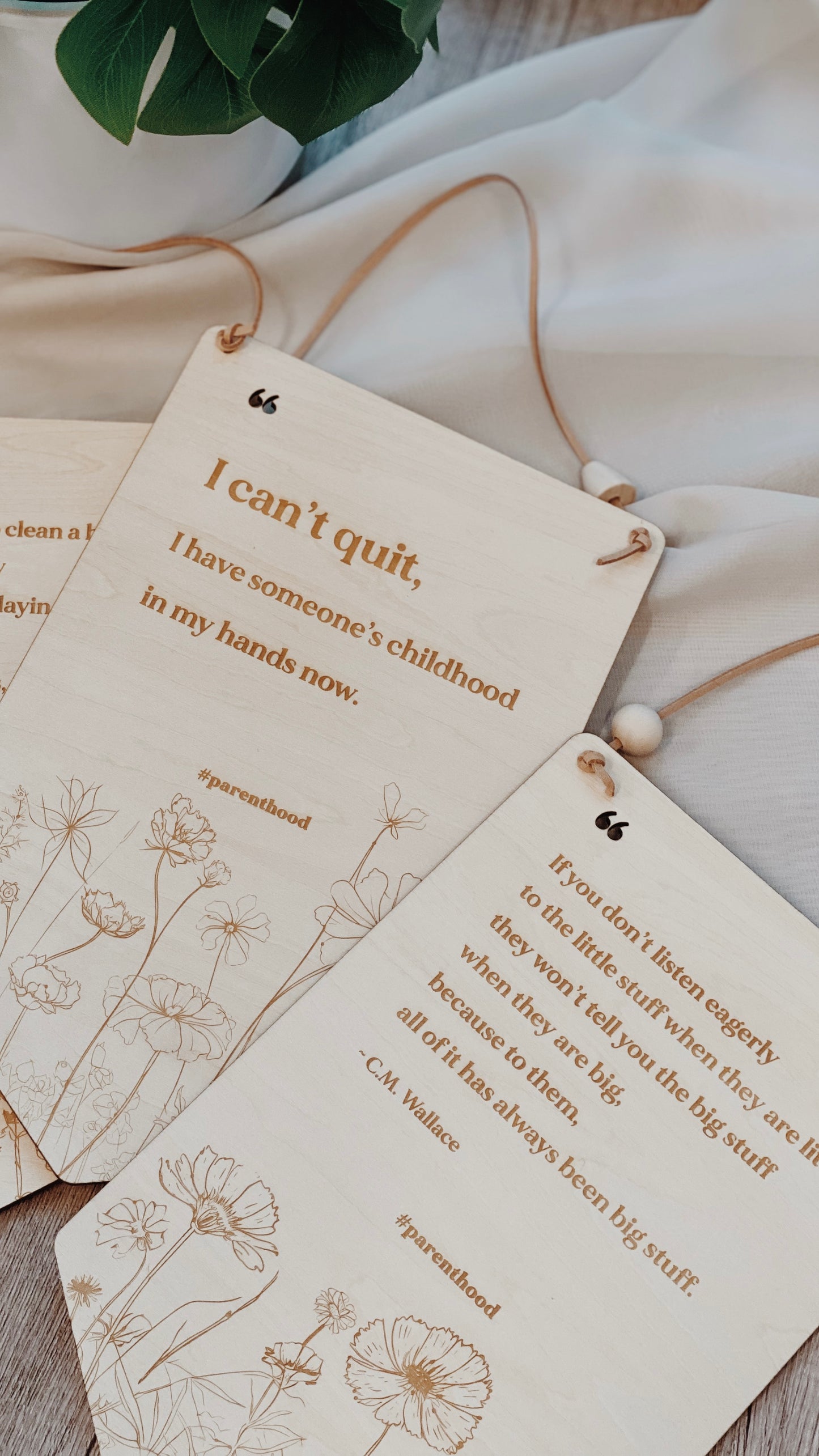 Gentle Reminder Plaques - Parenthood