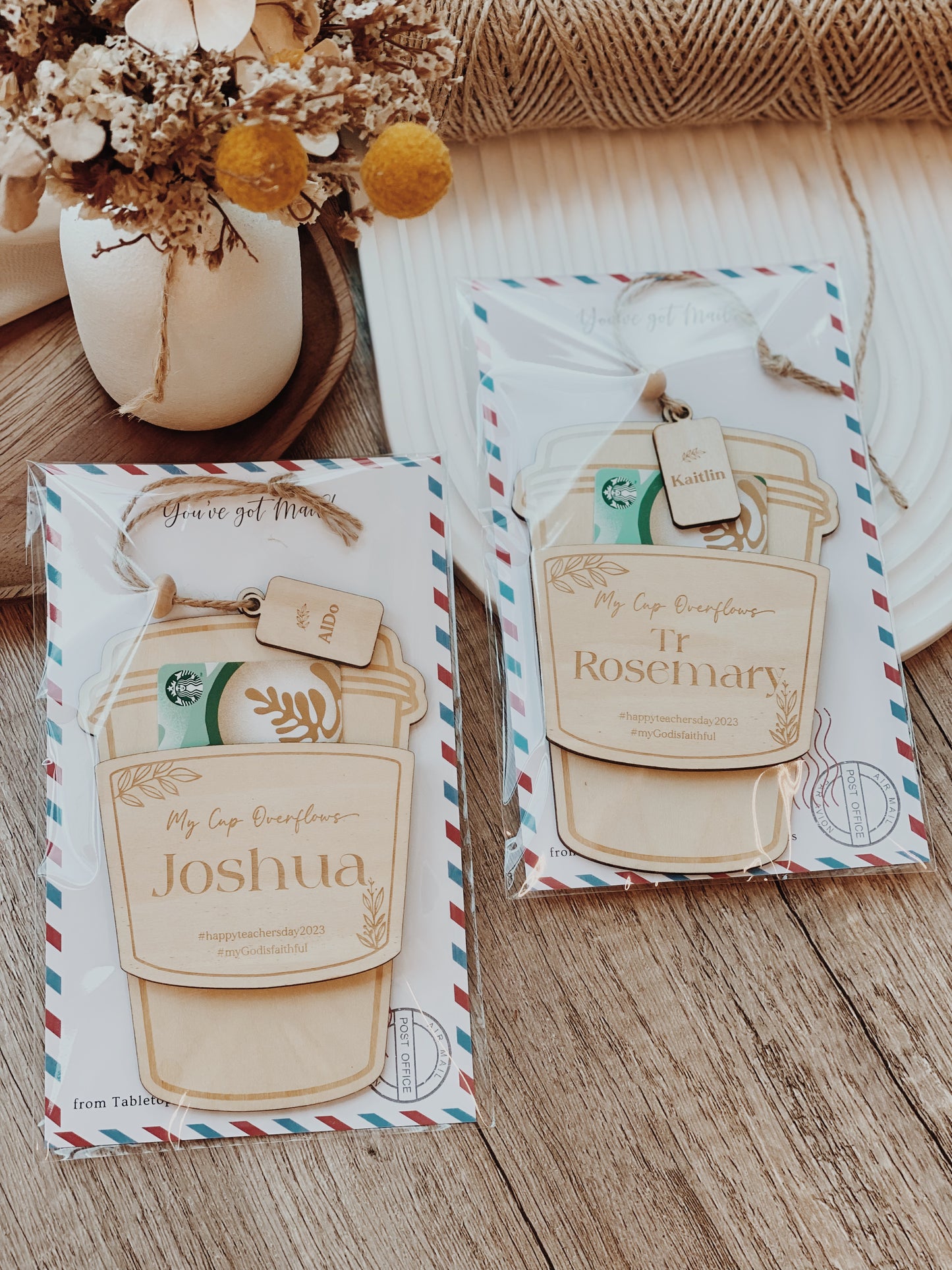 Coffee Treat Card Holder