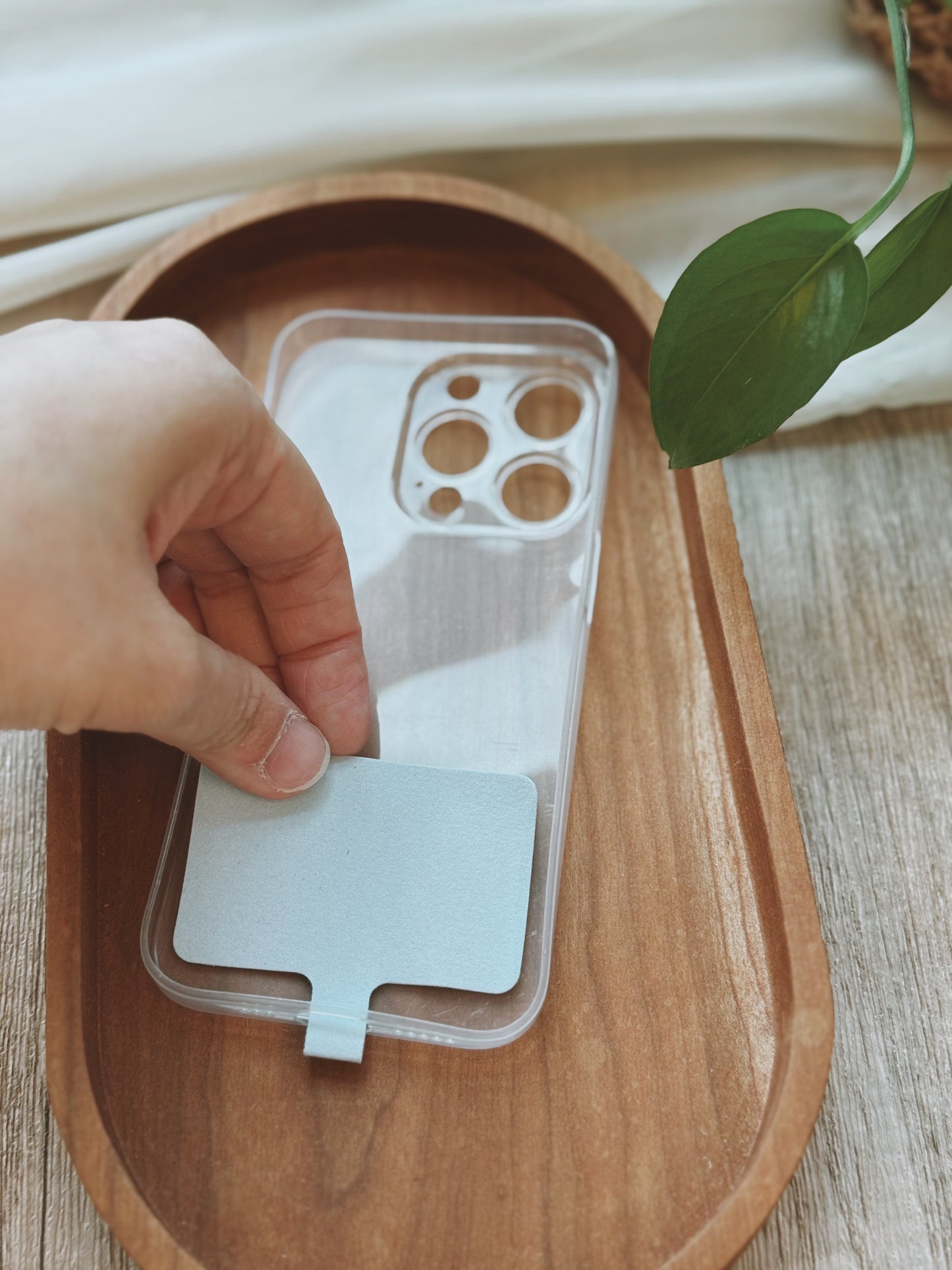 KIN | Phone Wristlet Wood Charm