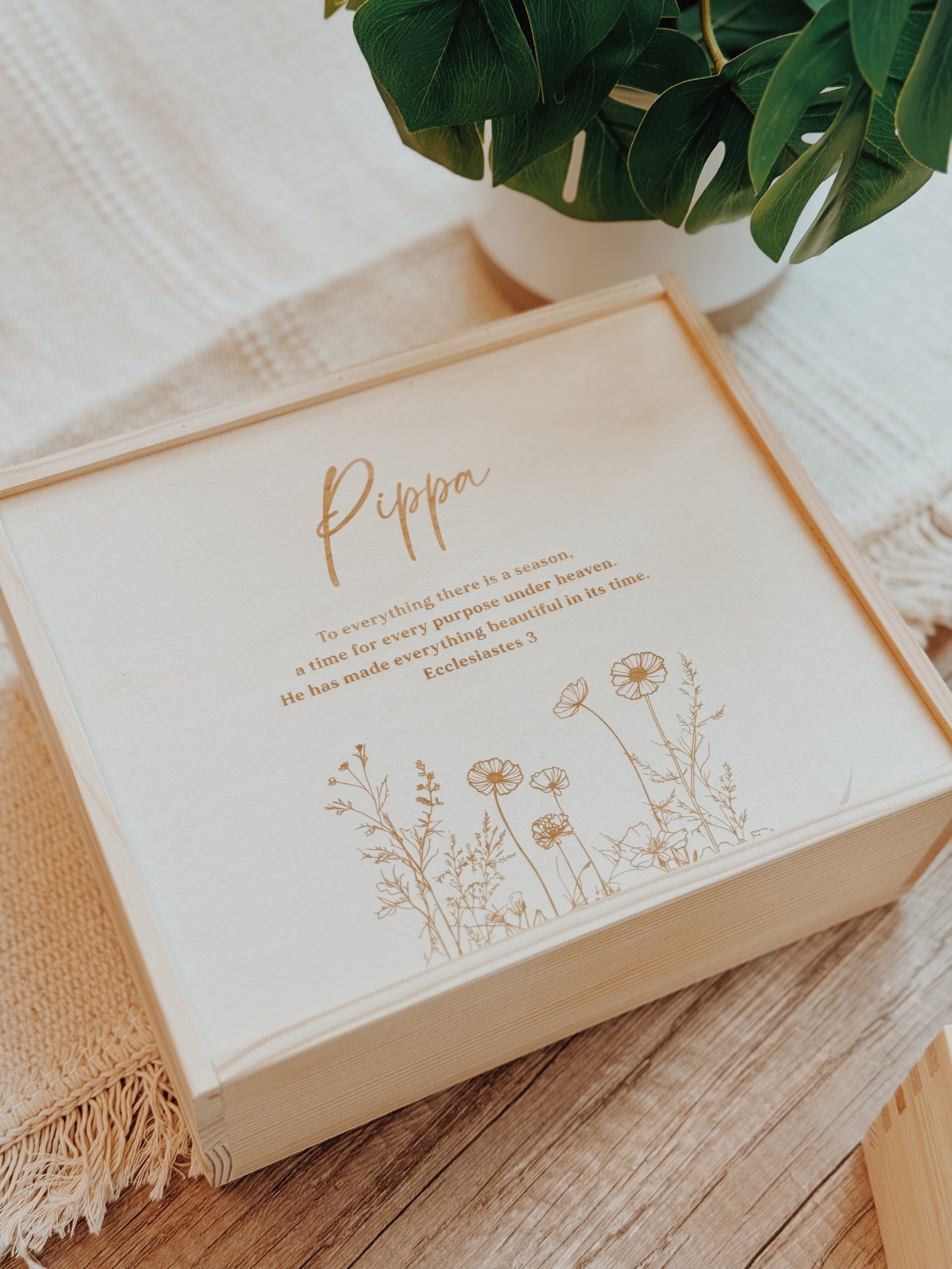 Wildflowers Keepsake Box - Sliding (FINAL FINDS)