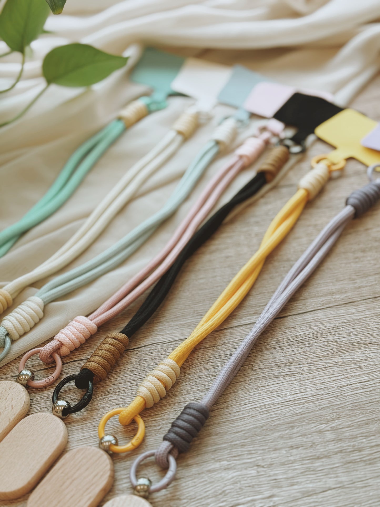 KIN | Phone Wristlet Wood Charm
