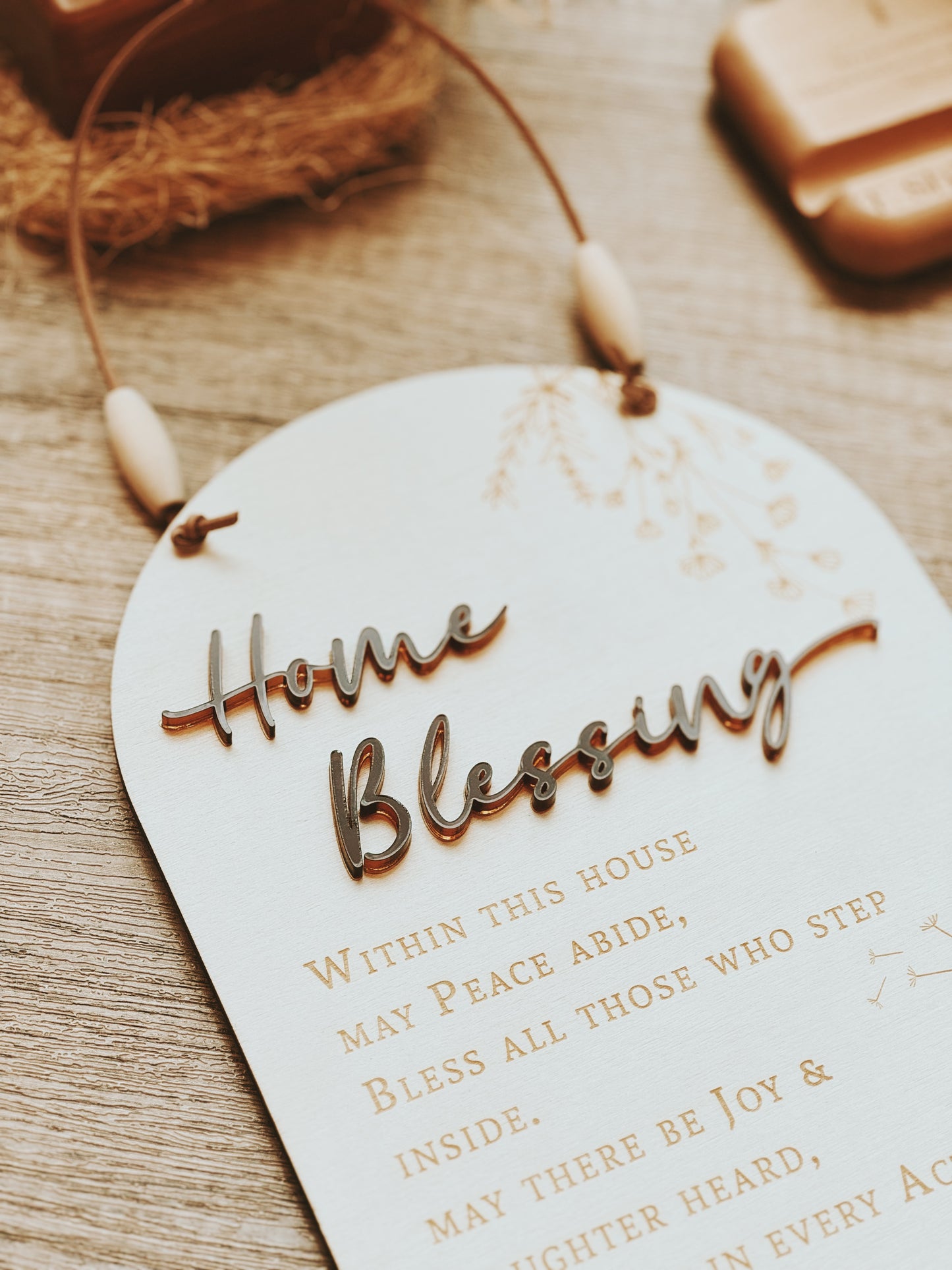 Home Blessing Hanging Plaque