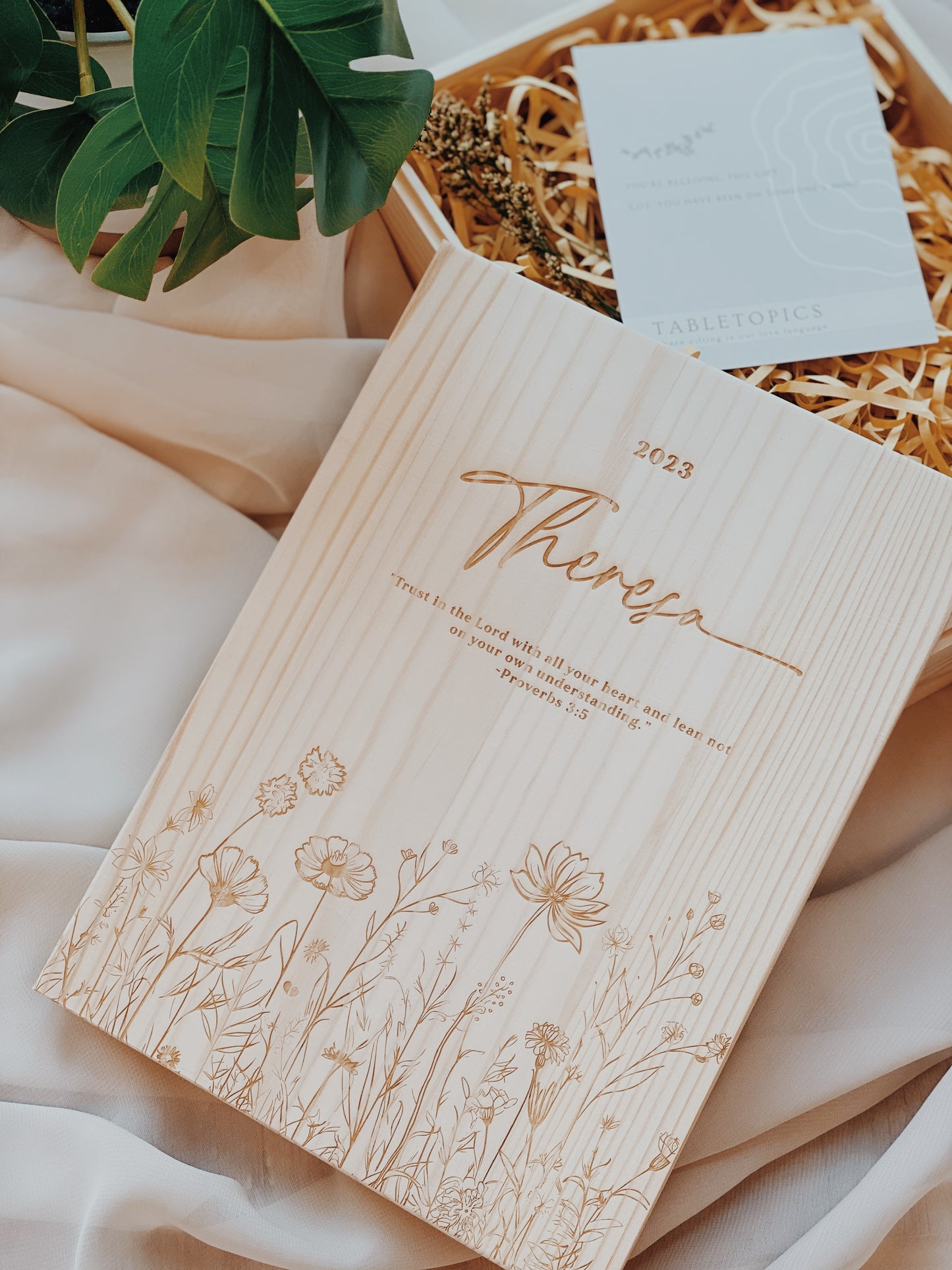 Wildflowers Mindful Keepsake Box - Rectangle Lid