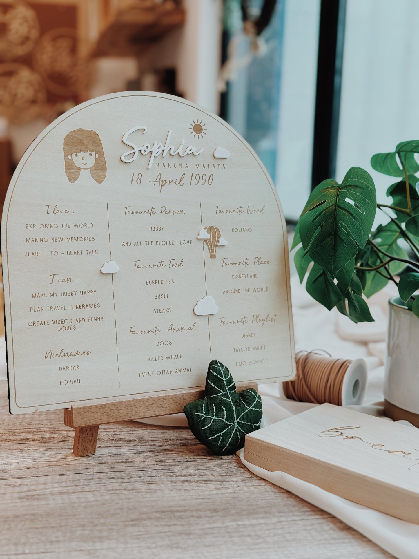 All About Me Arch Board