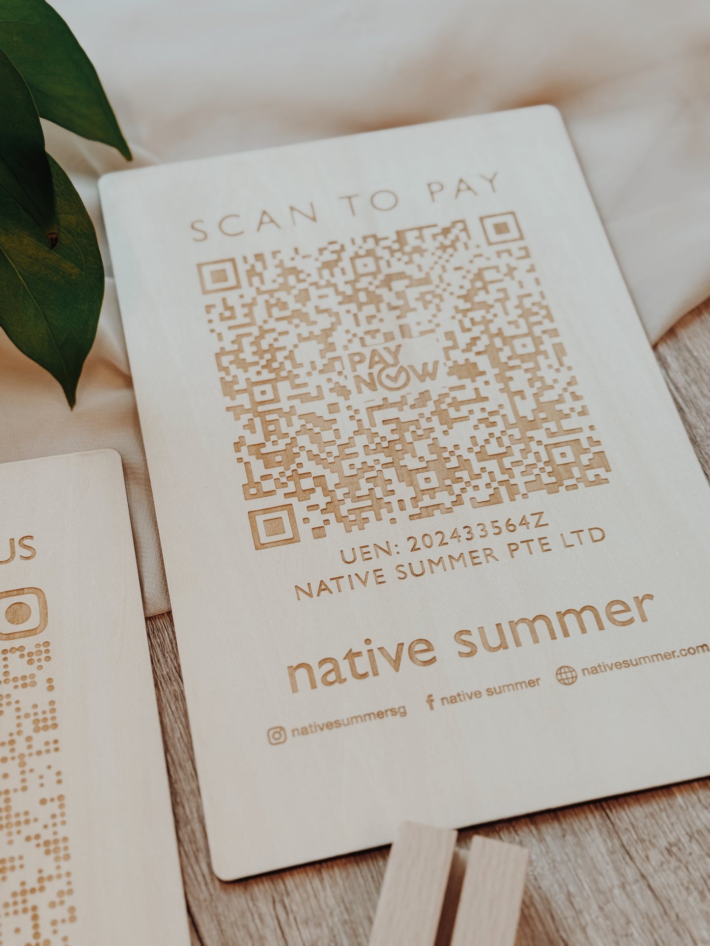 Payment QR Board (Rectangular)