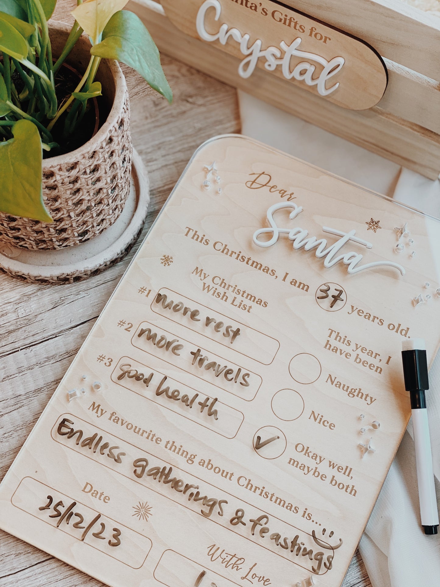 LETTER | To Dear Santa...