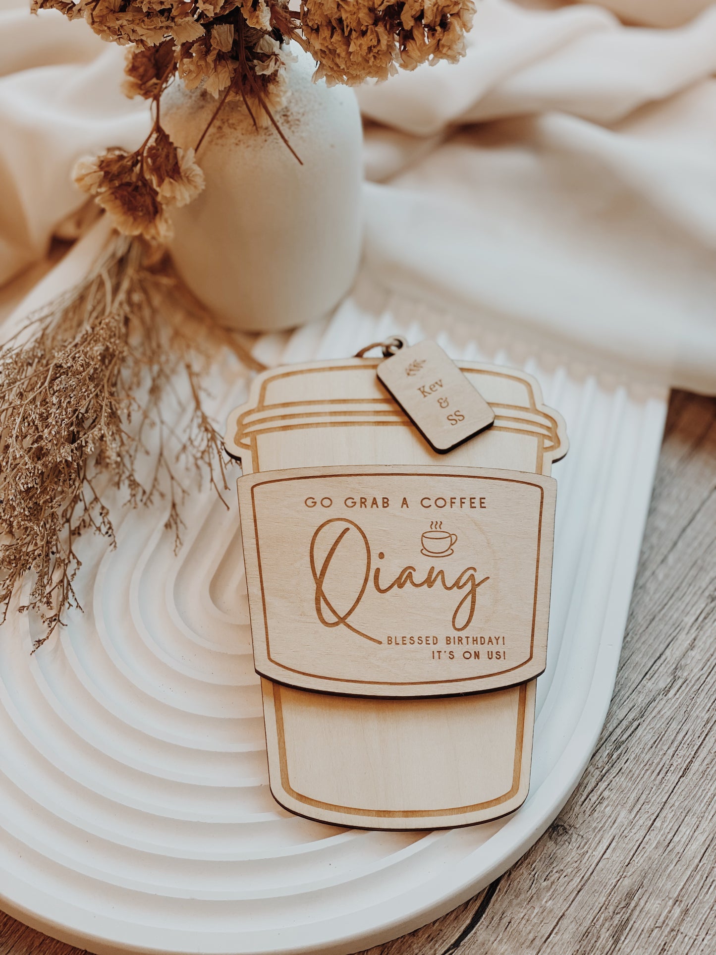 Coffee Treat Card Holder