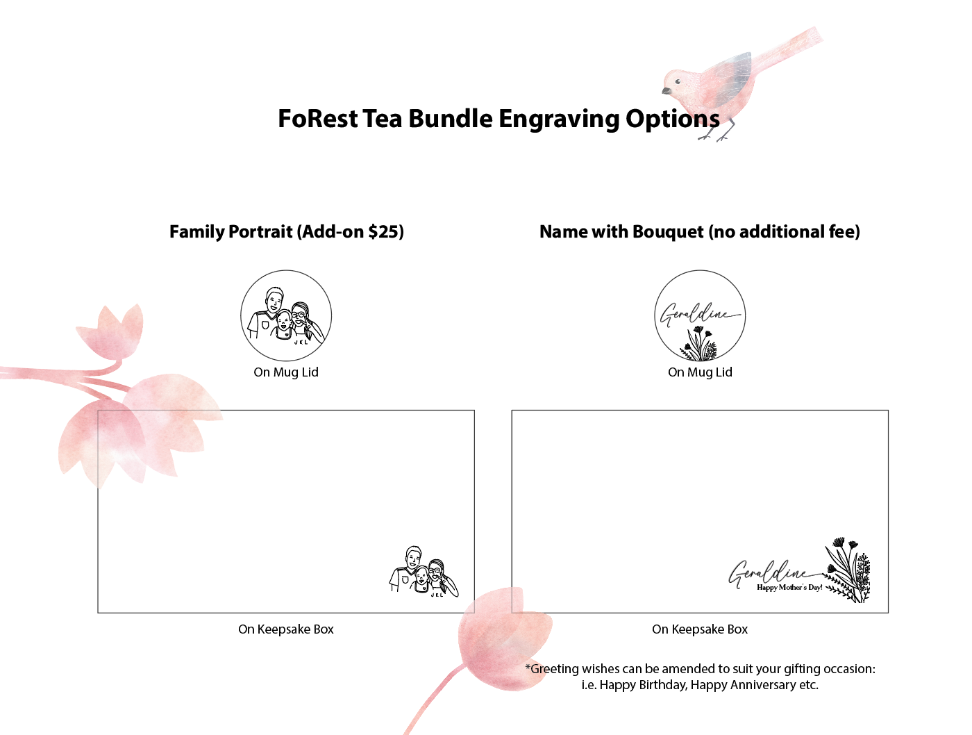 FoRest Tea Bundle (Name & Bouquet Engraving) x Super Farmers