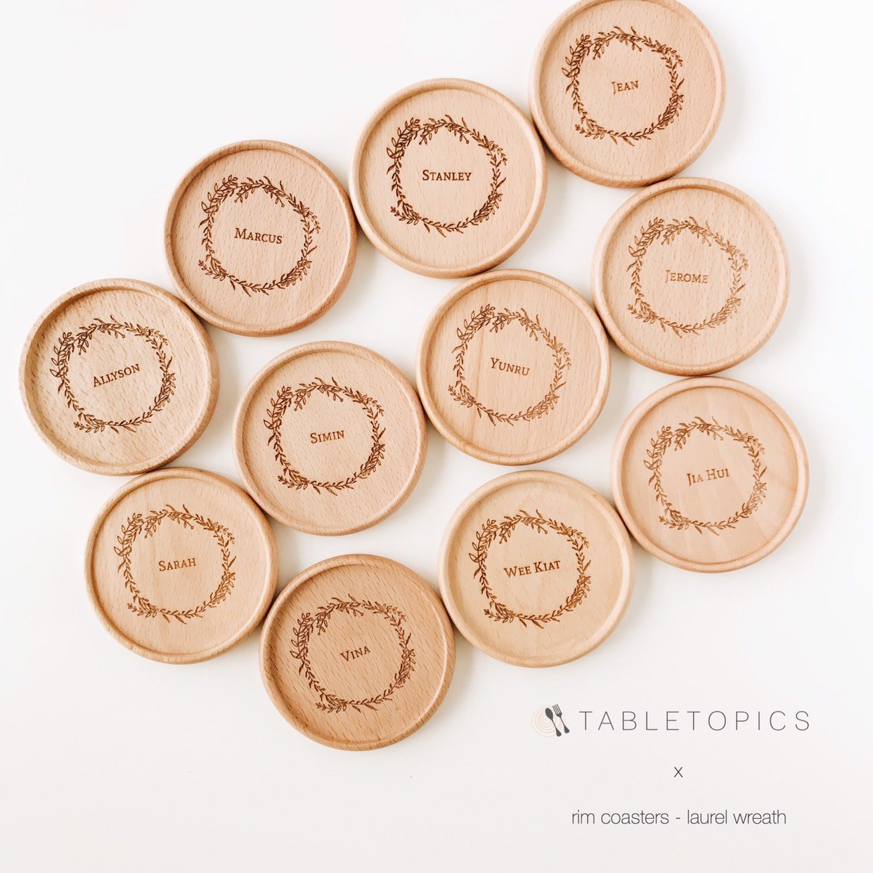 Coasters - Laurel Wreath