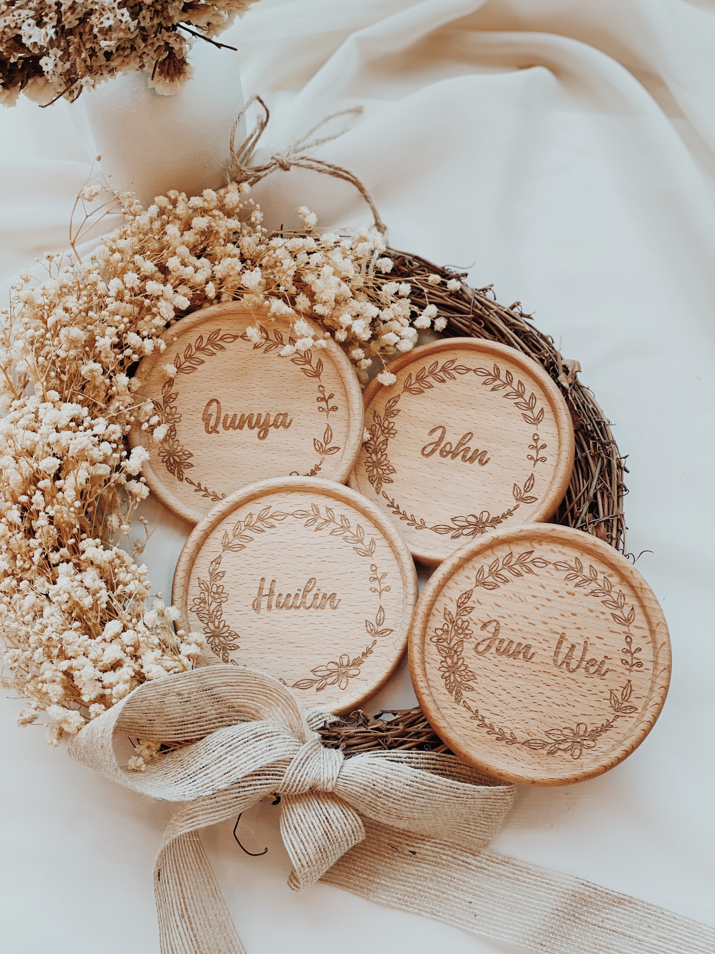 Coasters - Laurel Wreath