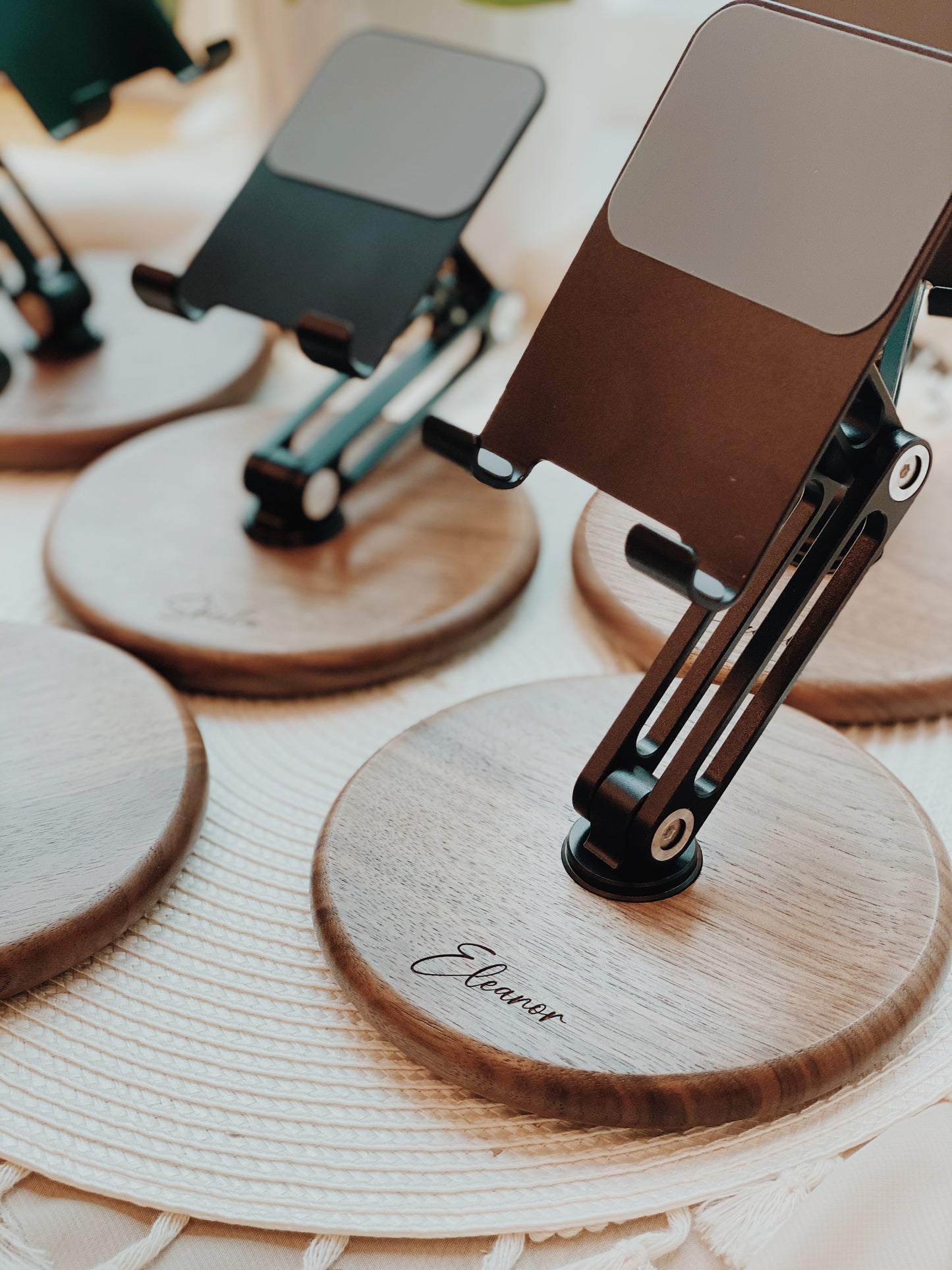 Personalized Engraved Wooden Gift - Custom Name and Message, black walnut