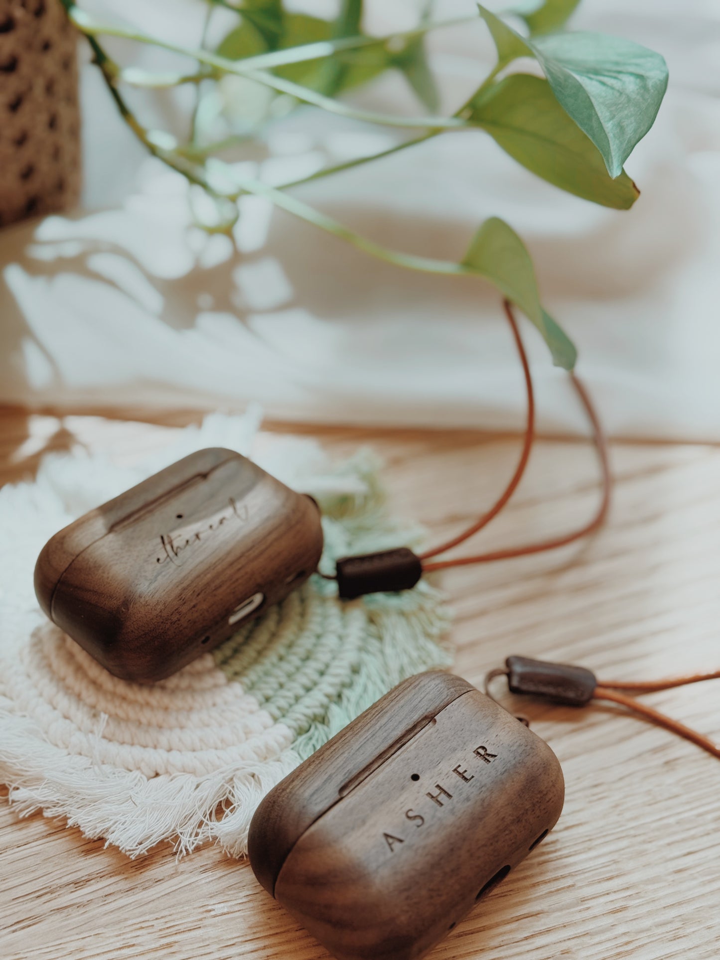 RESONANCE | Black Walnut AirPods Shell [PO]