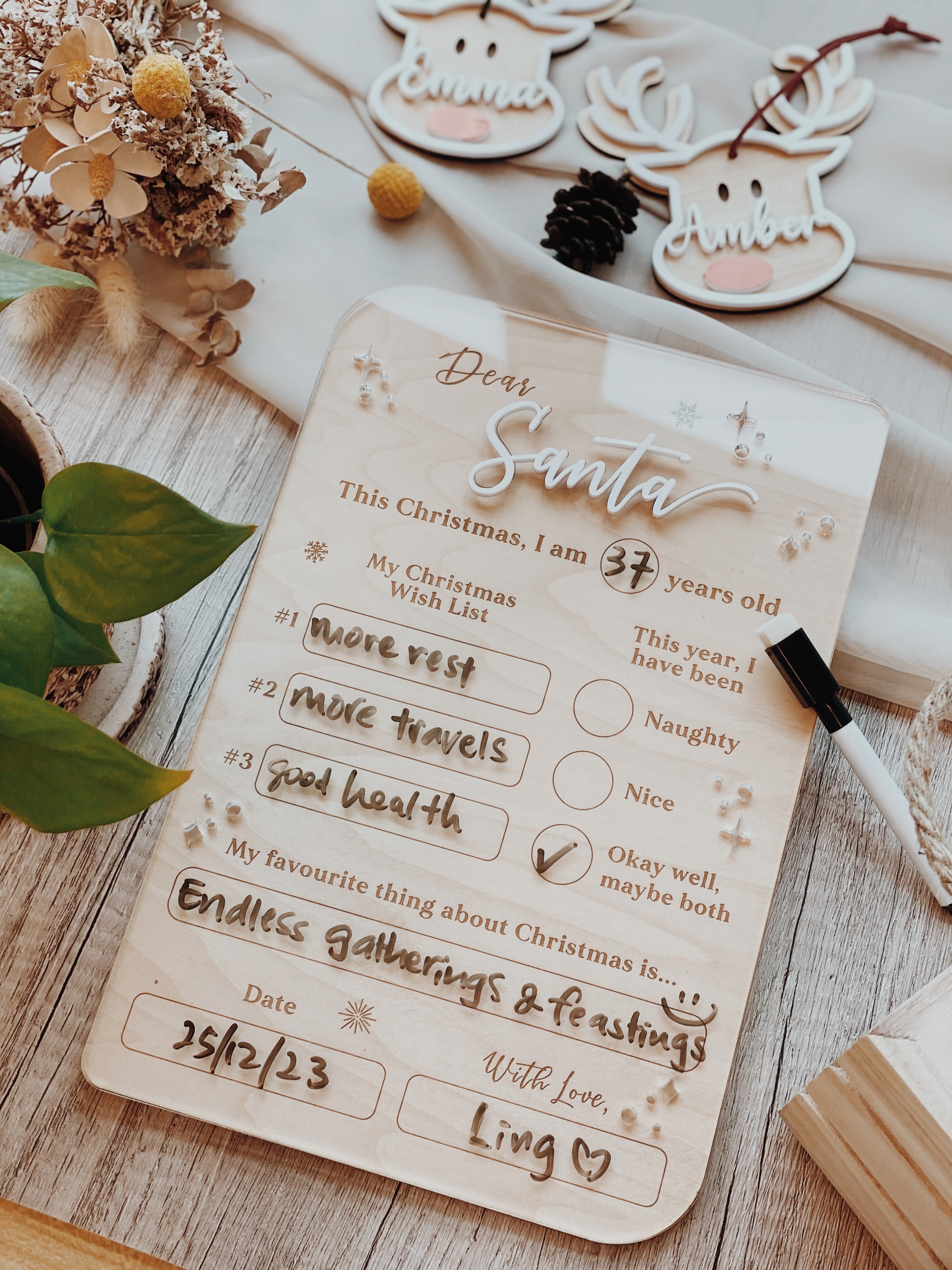 LETTER | To Dear Santa...