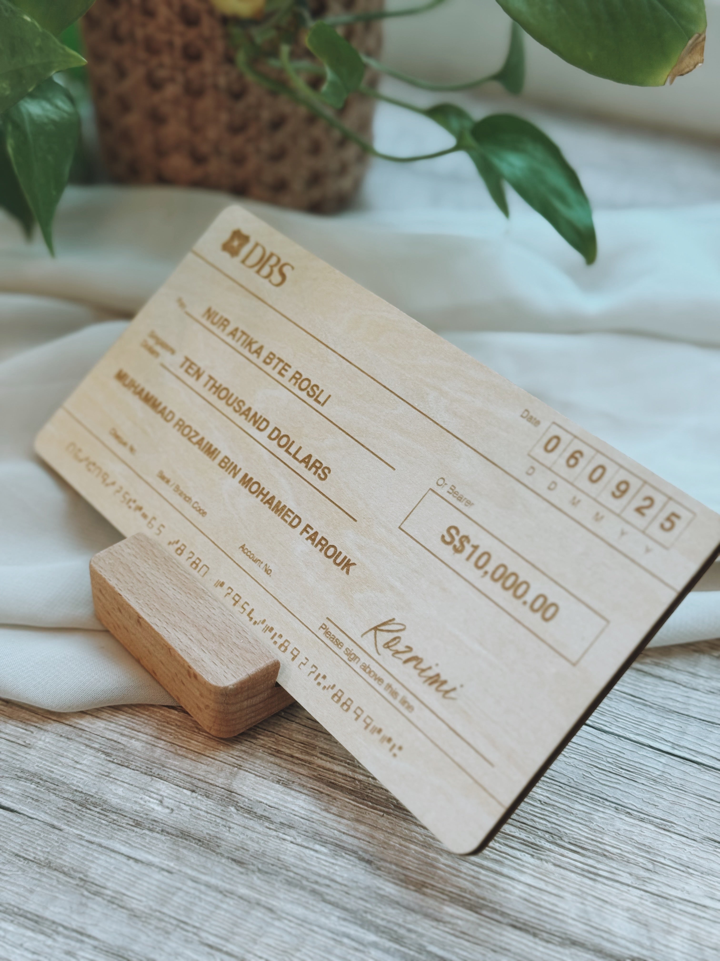 IKRAR | Cheque Hantaran