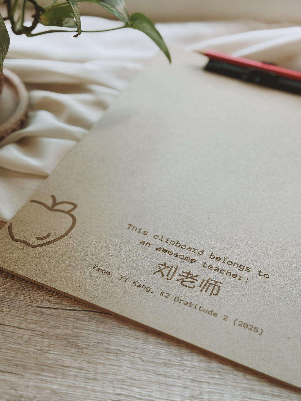FABLE | Wooden Clipboard