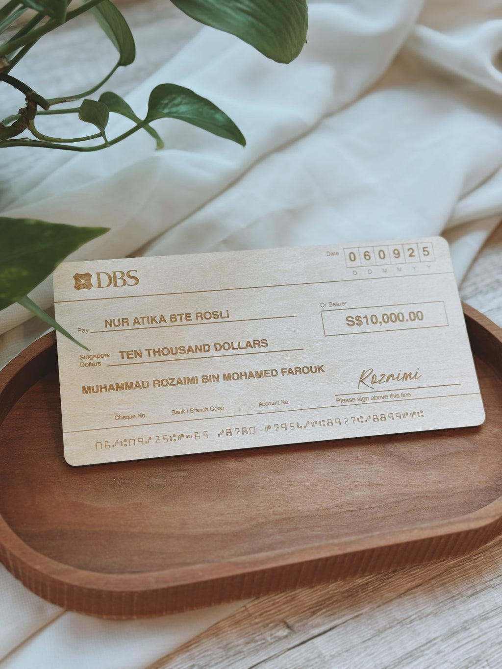 IKRAR | Cheque Hantaran