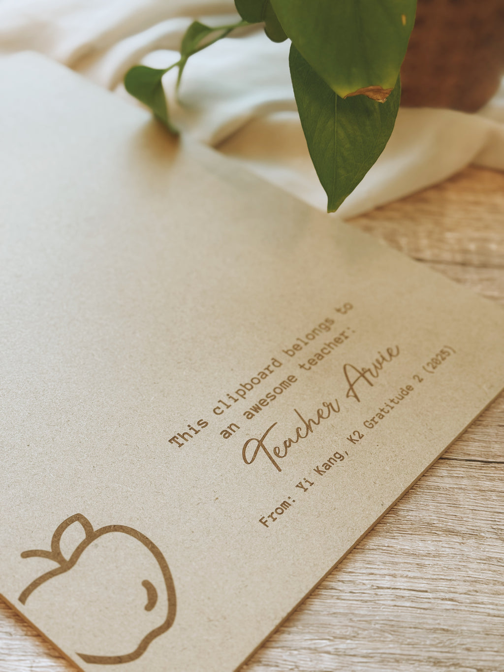 FABLE | Wooden Clipboard