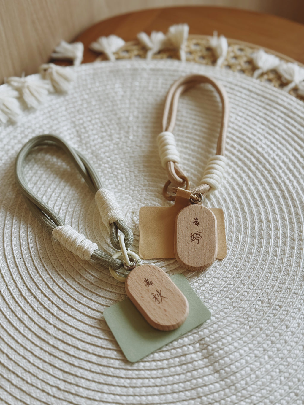 KIN | Mobile Wristlet Wood Charm