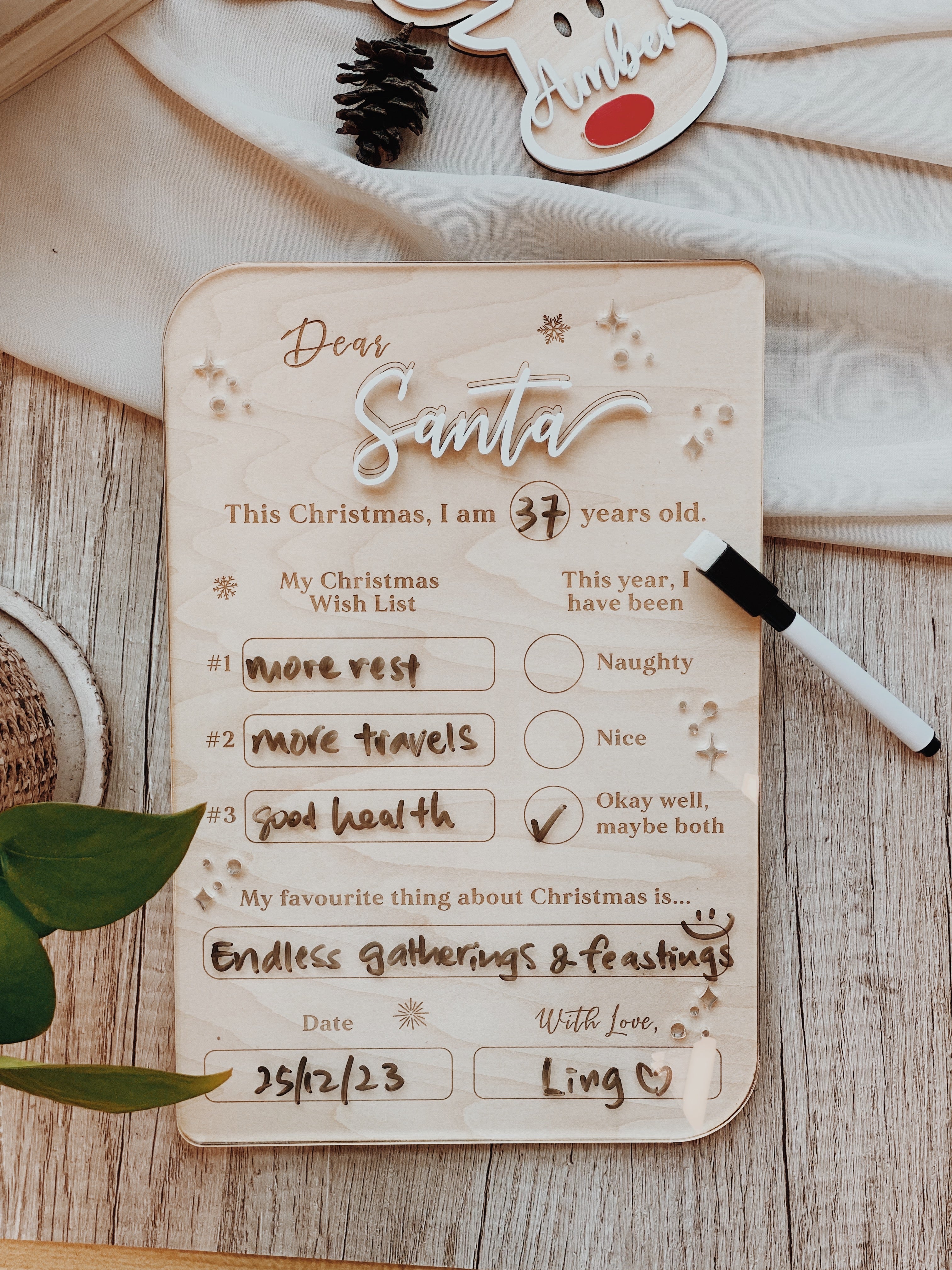 LETTER | To Dear Santa...