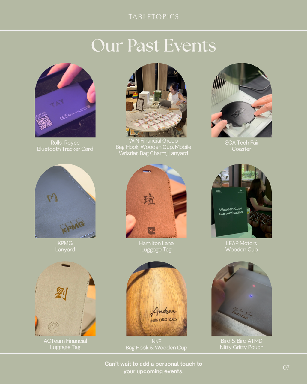 Live On-Site Engraving for Events & Brand Activations