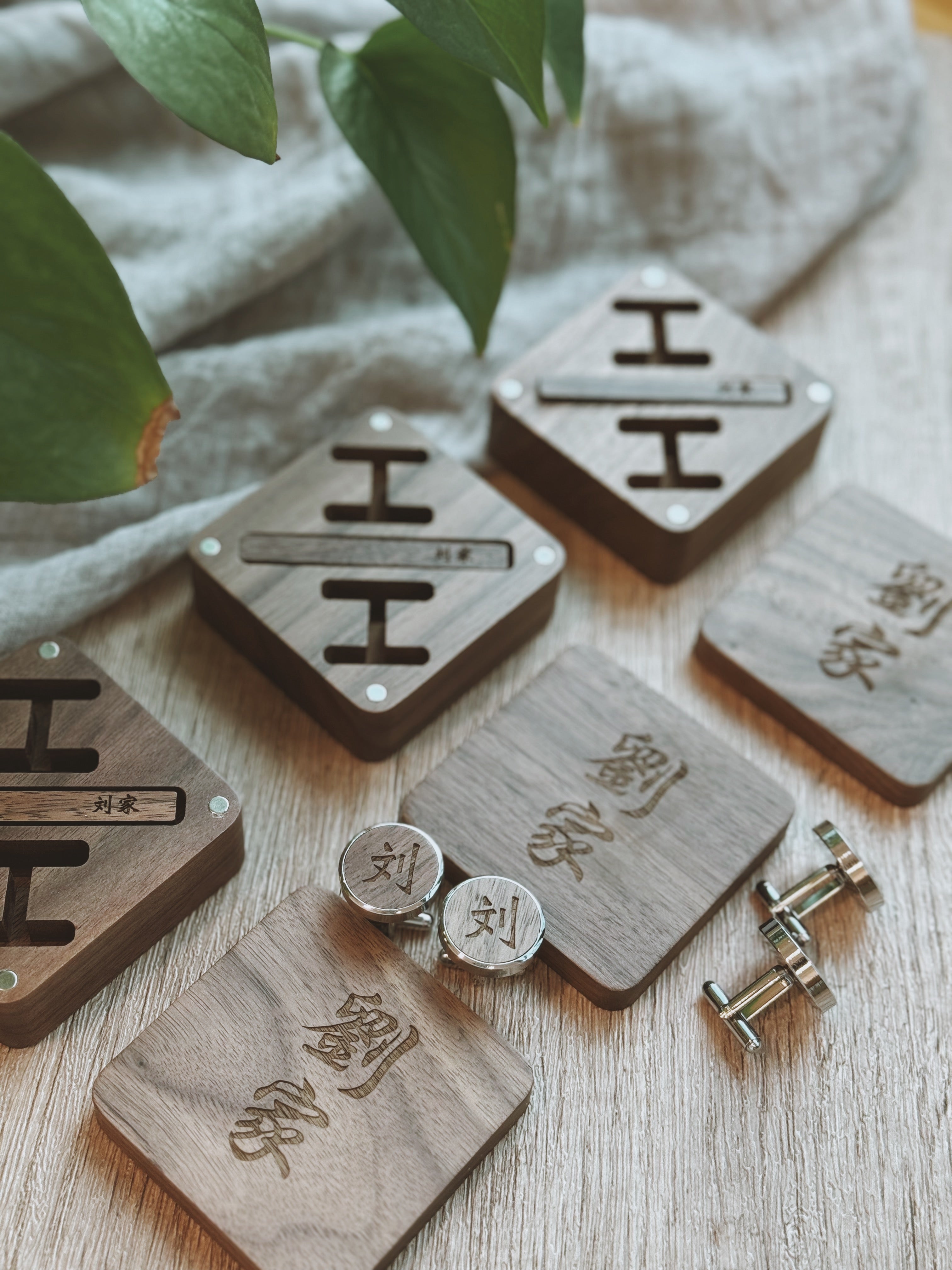 GENTLEMAN'S MARK | Cuff Link & Tie Clip Set
