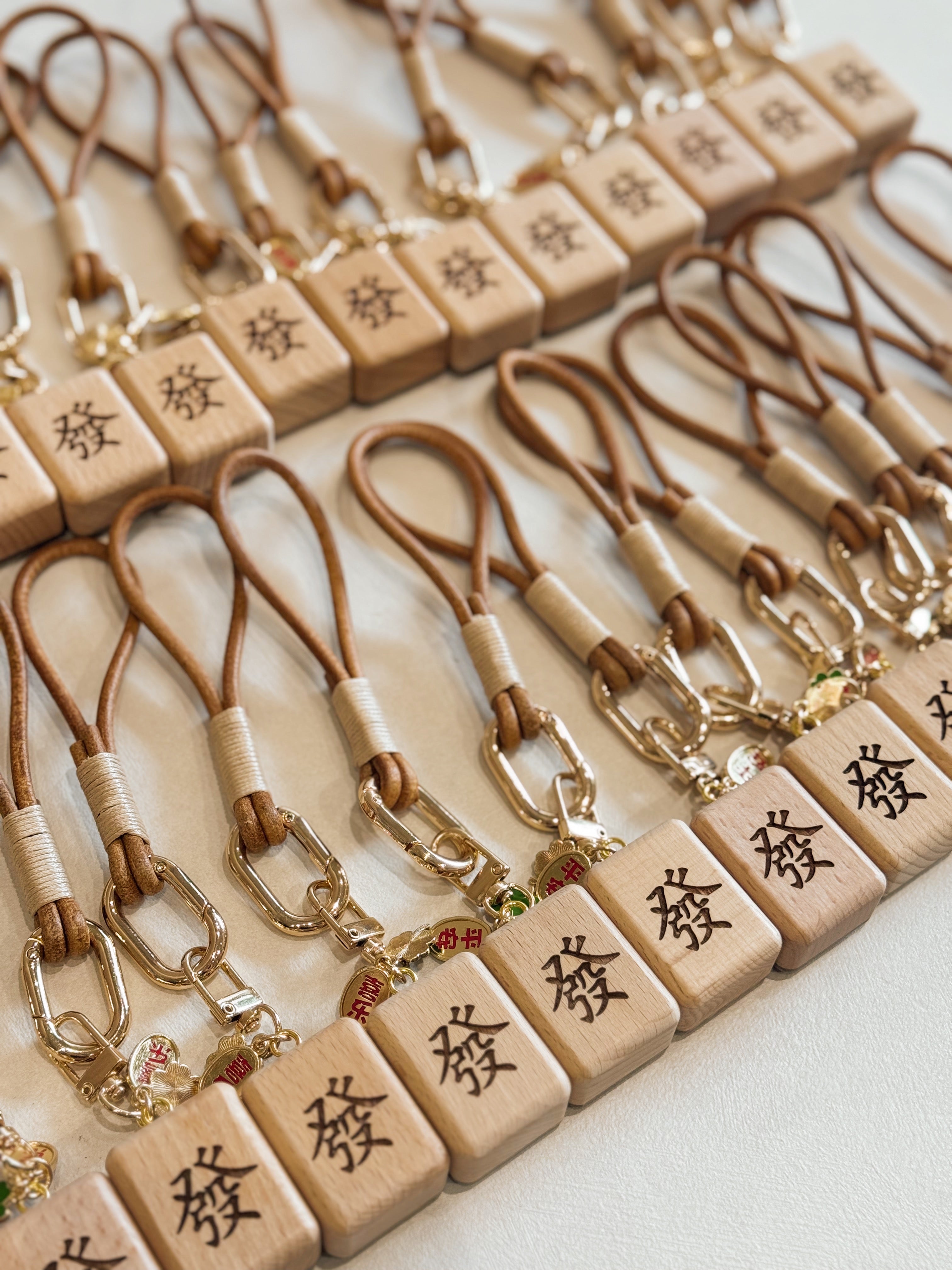 HUAT | 發 Mahjong Tile Bag Charm – Tabletopics