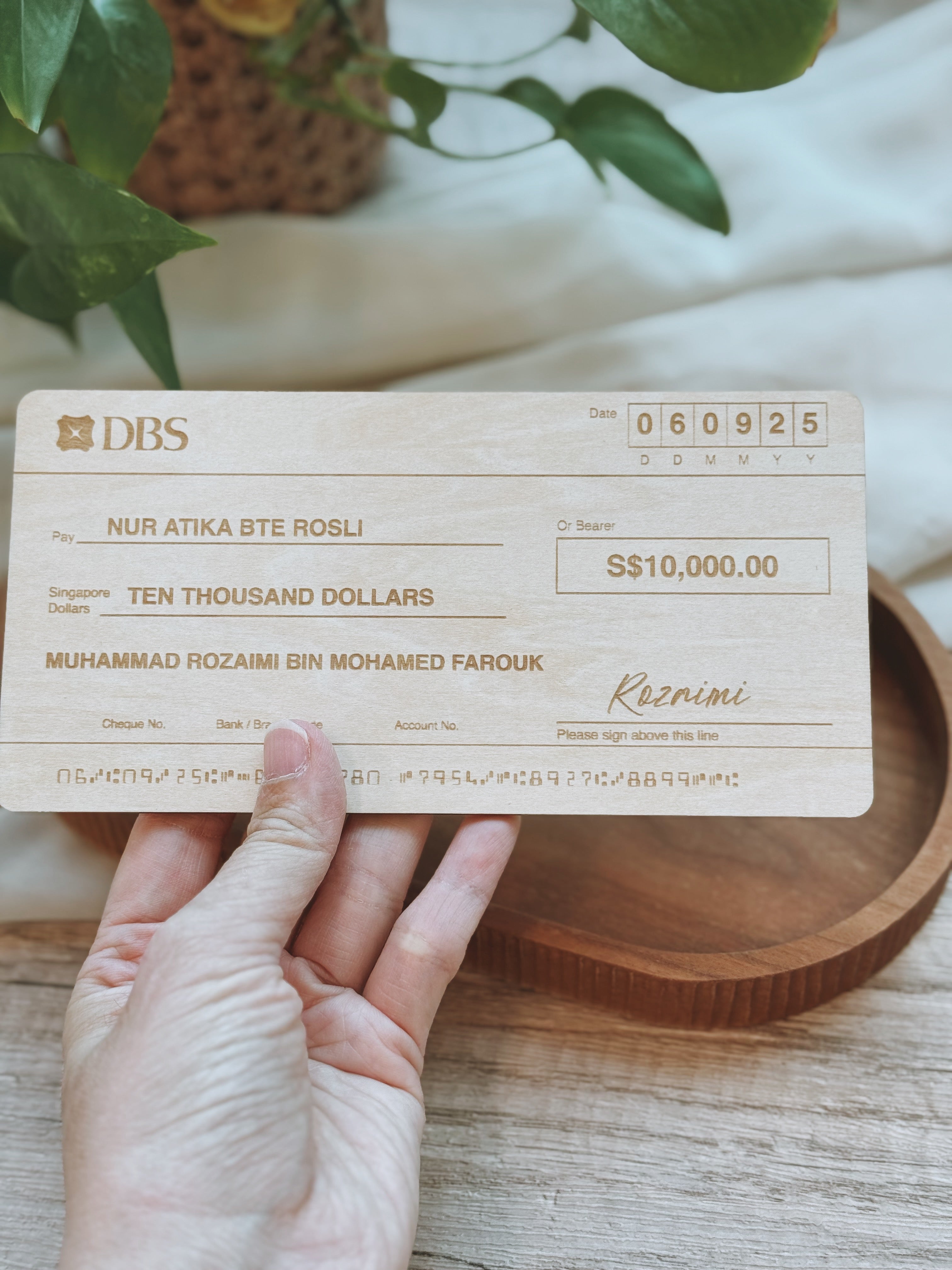 IKRAR | Cheque Hantaran