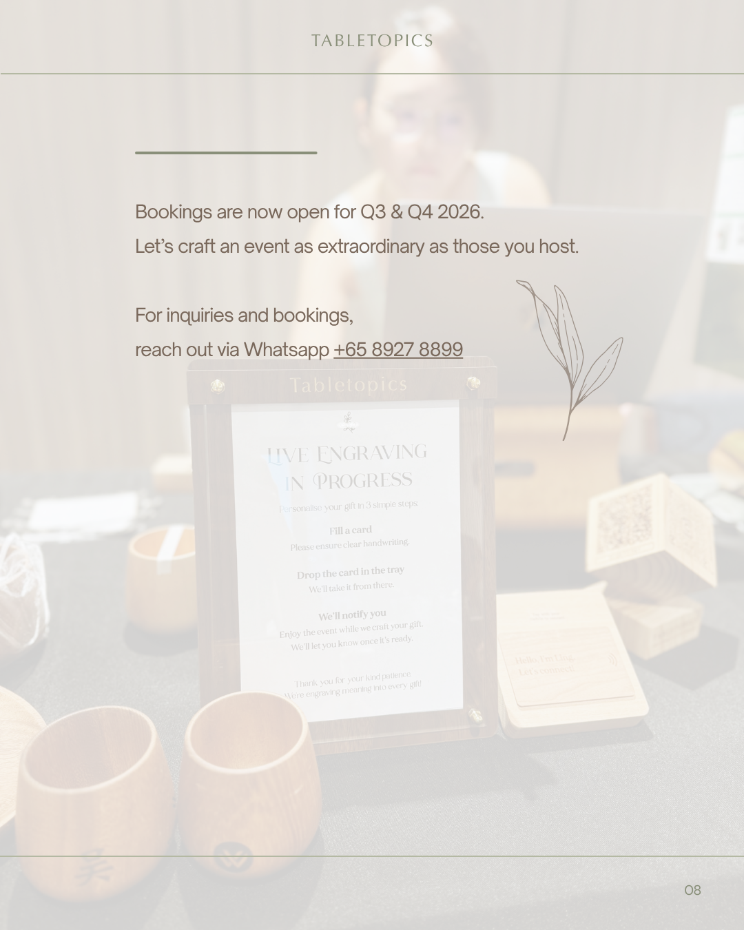 Live On-Site Engraving for Events & Brand Activations