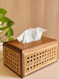 WILLOWGROVE | Rattan Tissue Box