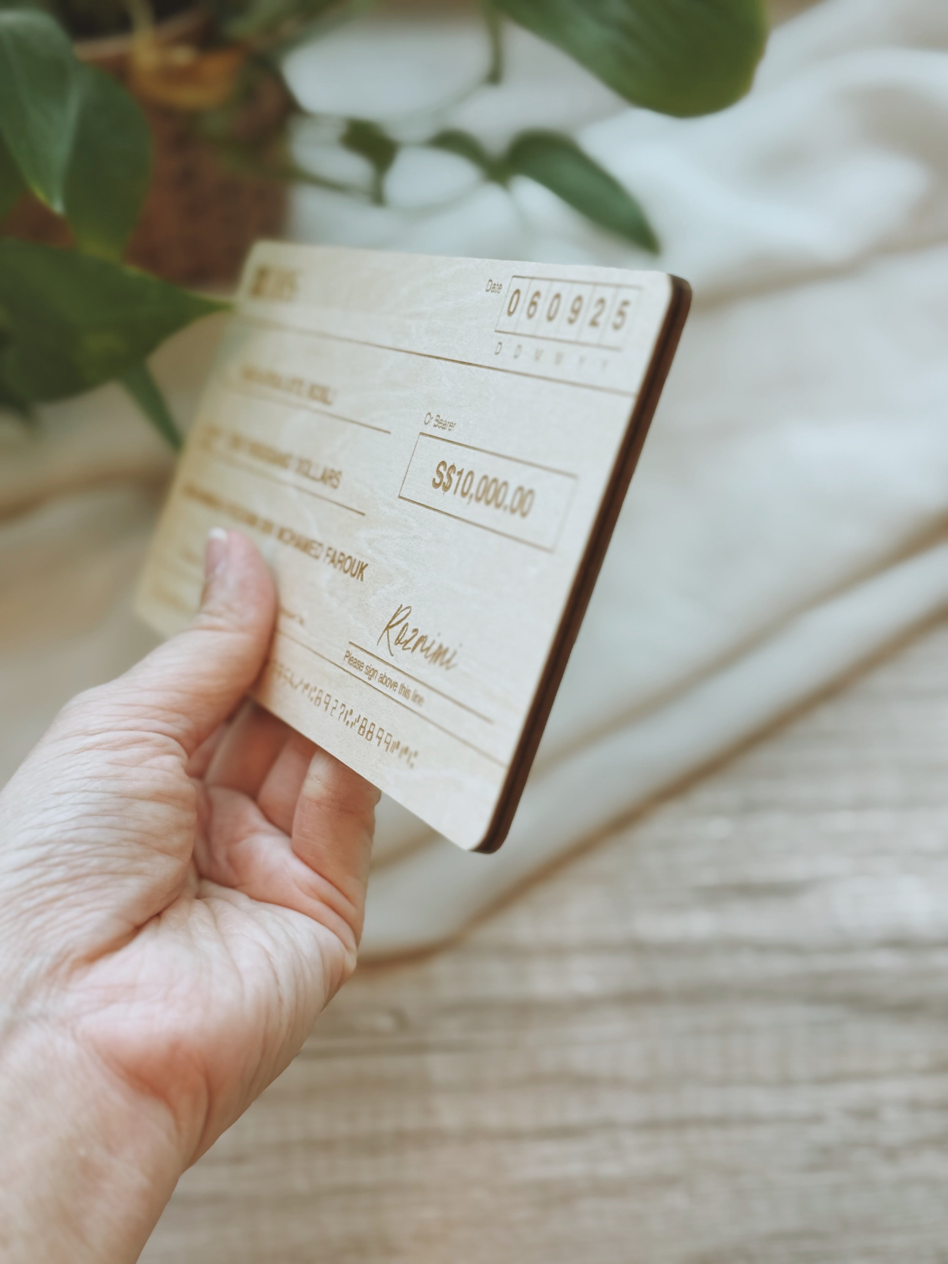 IKRAR | Cheque Hantaran