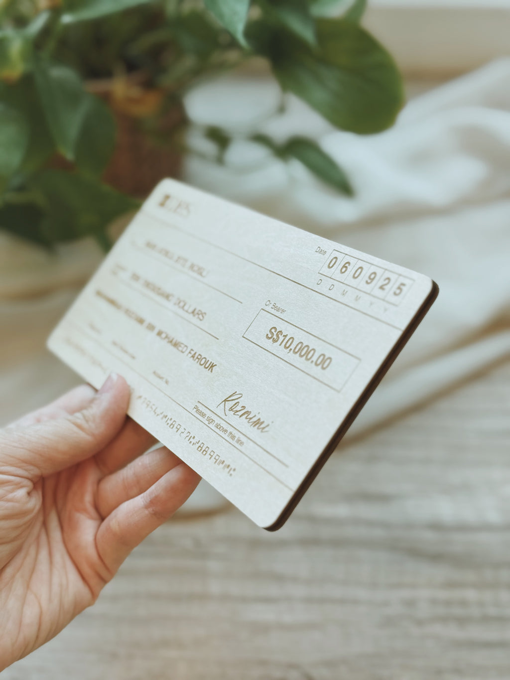 IKRAR | Cheque Hantaran