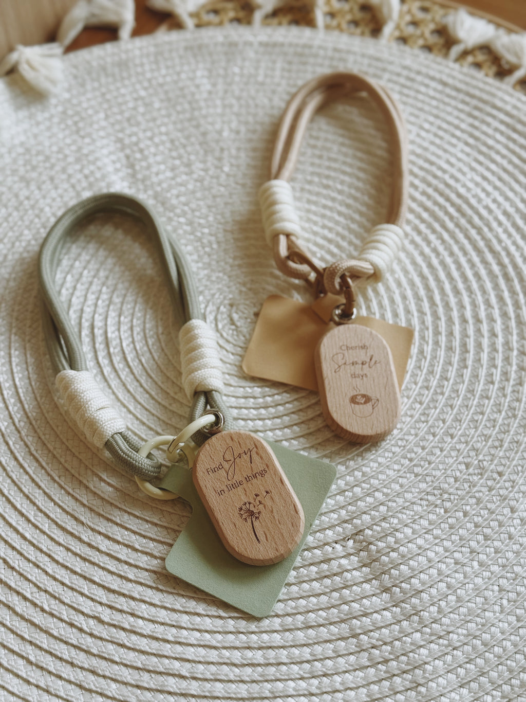 KIN | Mobile Wristlet Wood Charm