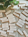 STACKED | Wooden Jenga Set [PO]