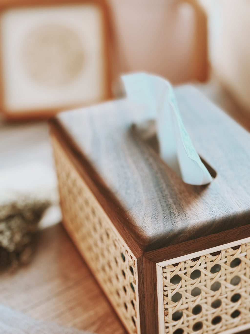 WILLOWGROVE | Rattan Tissue Box