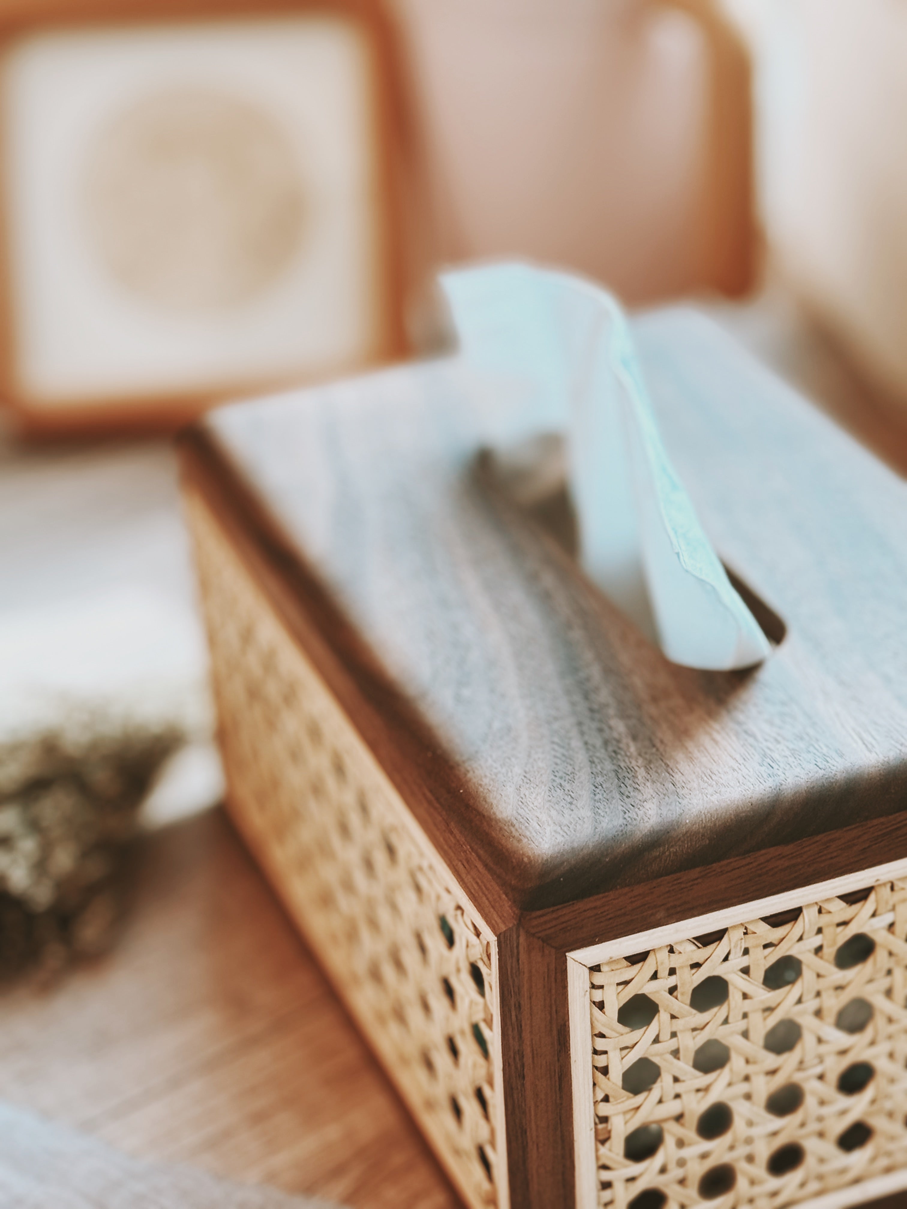 WILLOWGROVE | Rattan Tissue Box