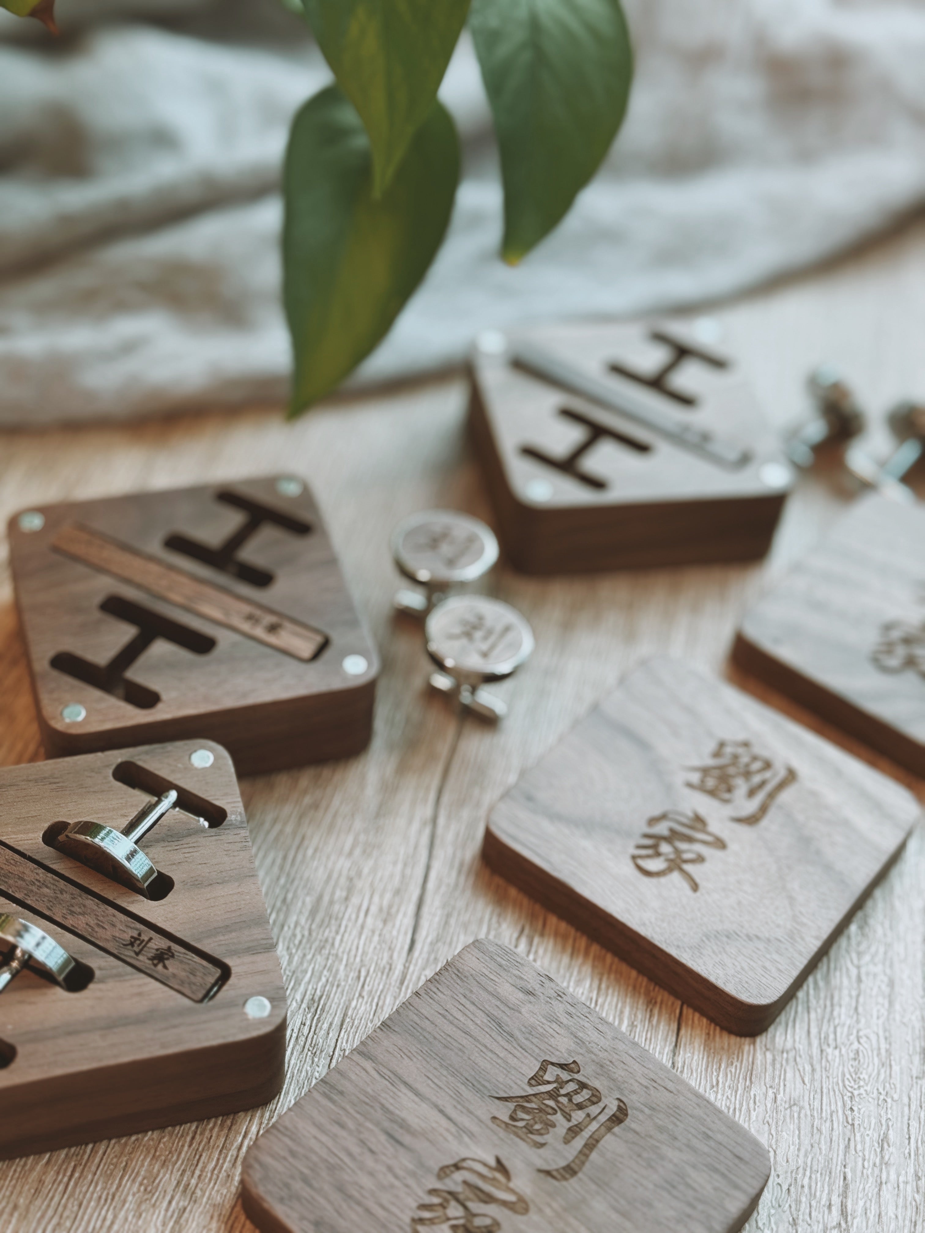 GENTLEMAN'S MARK | Cuff Link & Tie Clip Set