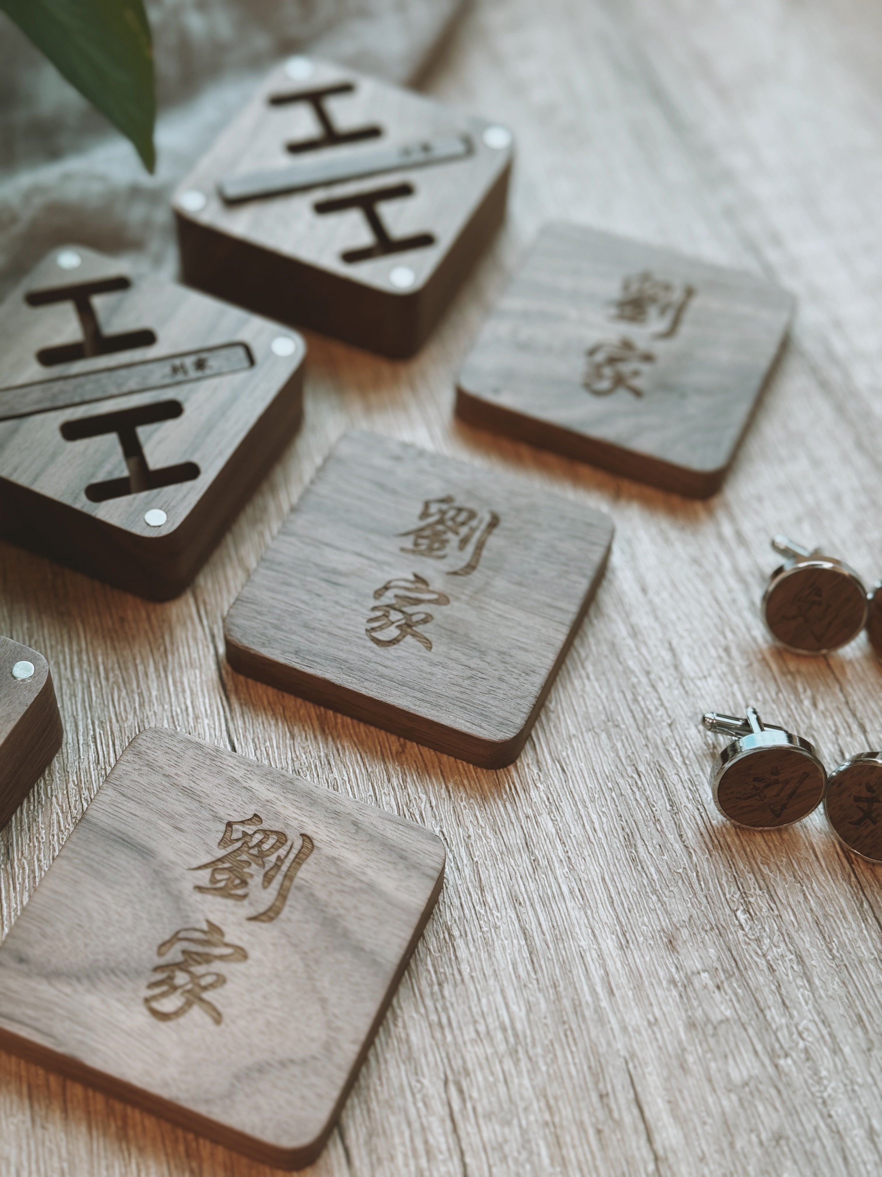 GENTLEMAN'S MARK | Cuff Link & Tie Clip Set