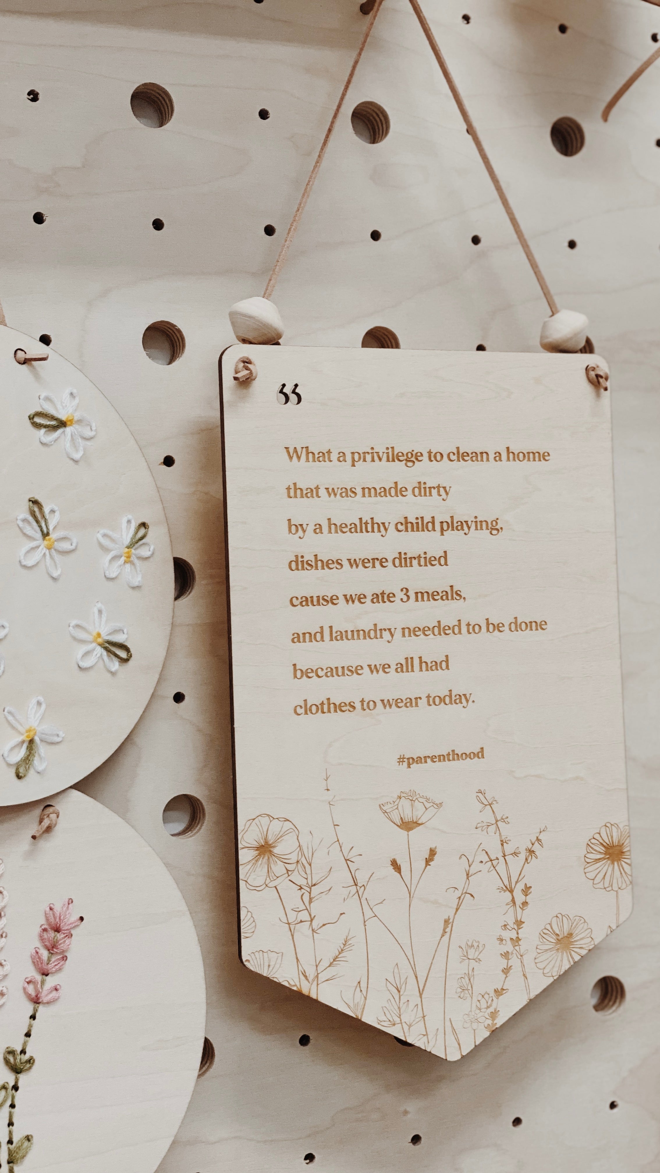 PARENTHOOD | Gentle Reminder Plaque