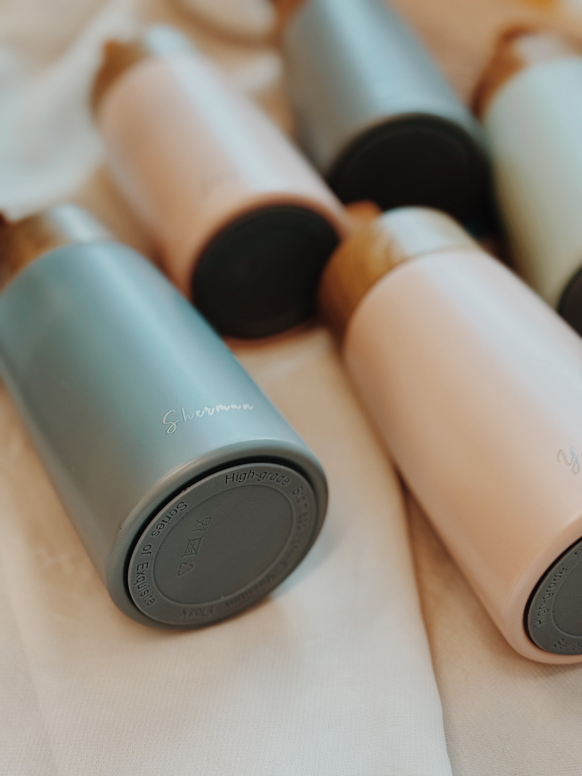 Mini Vacuum Insulated Tumbler – Custom Engraved for Door Gifts & Event Giveaways, Available in Grey, Mint & Peach