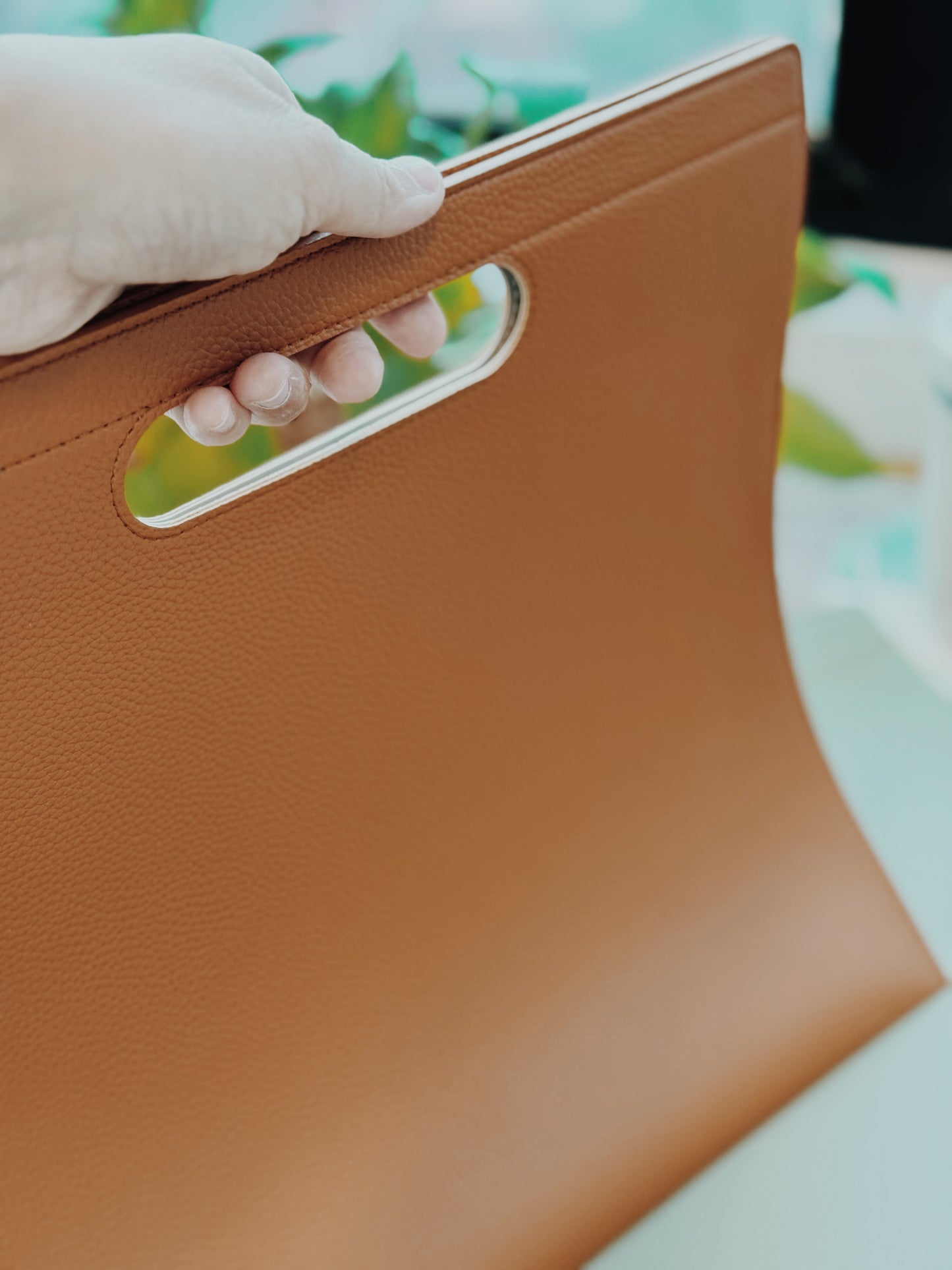Elegant PU Leather Document Folio – Professional A4 Portfolio for Business, Meetings & Travel
