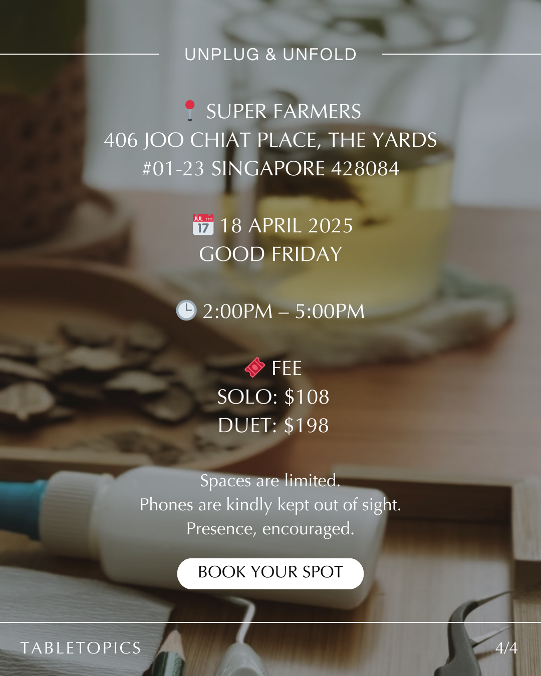 Unplug & Unfold: A Phone-Free Retreat