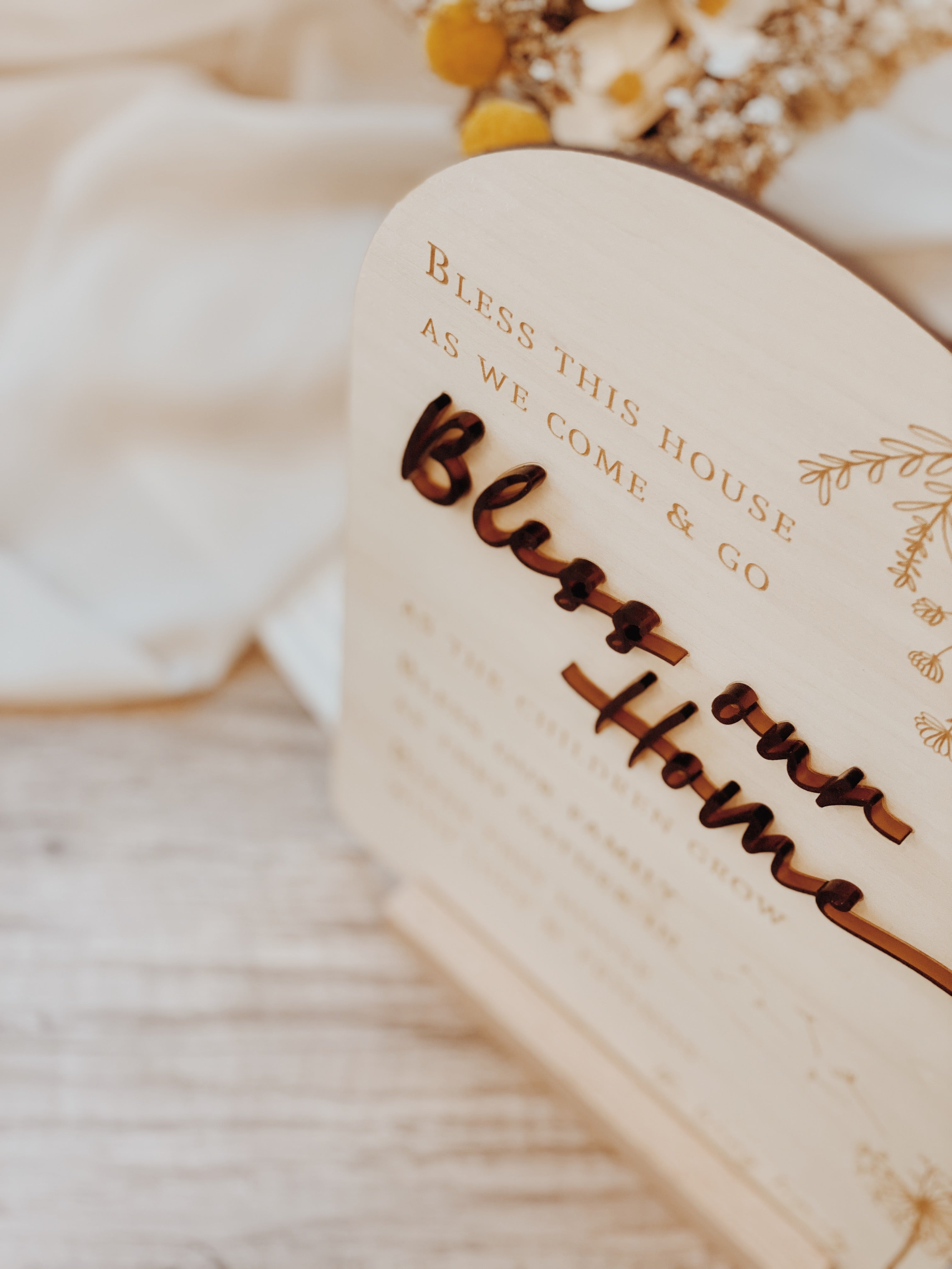 BLESS OUR HOME | Home Plaque