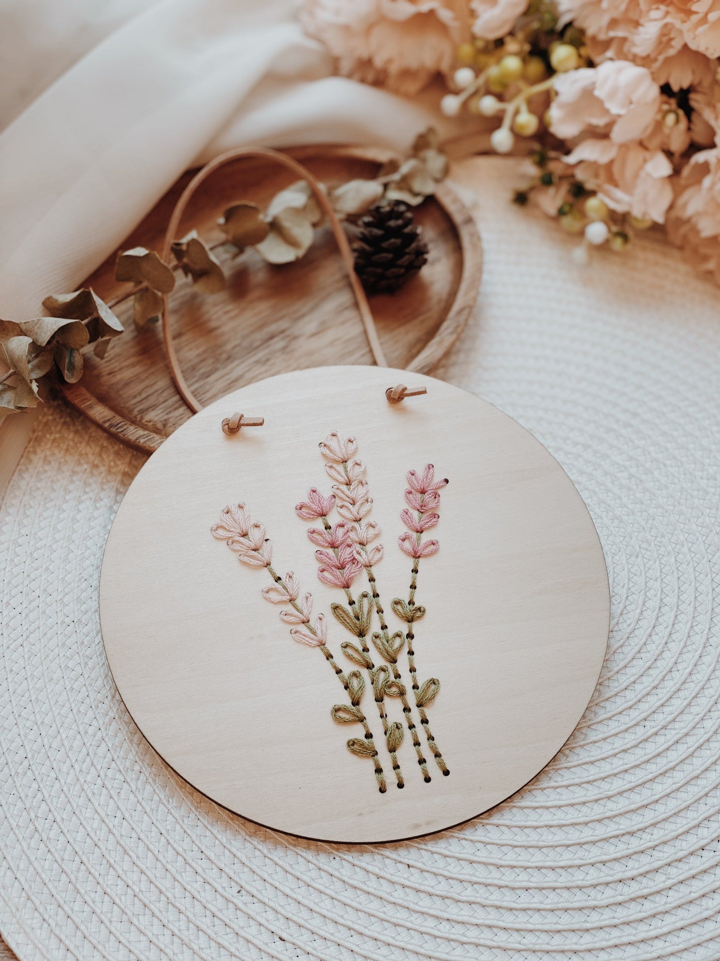 Lupins Embroidery Kit