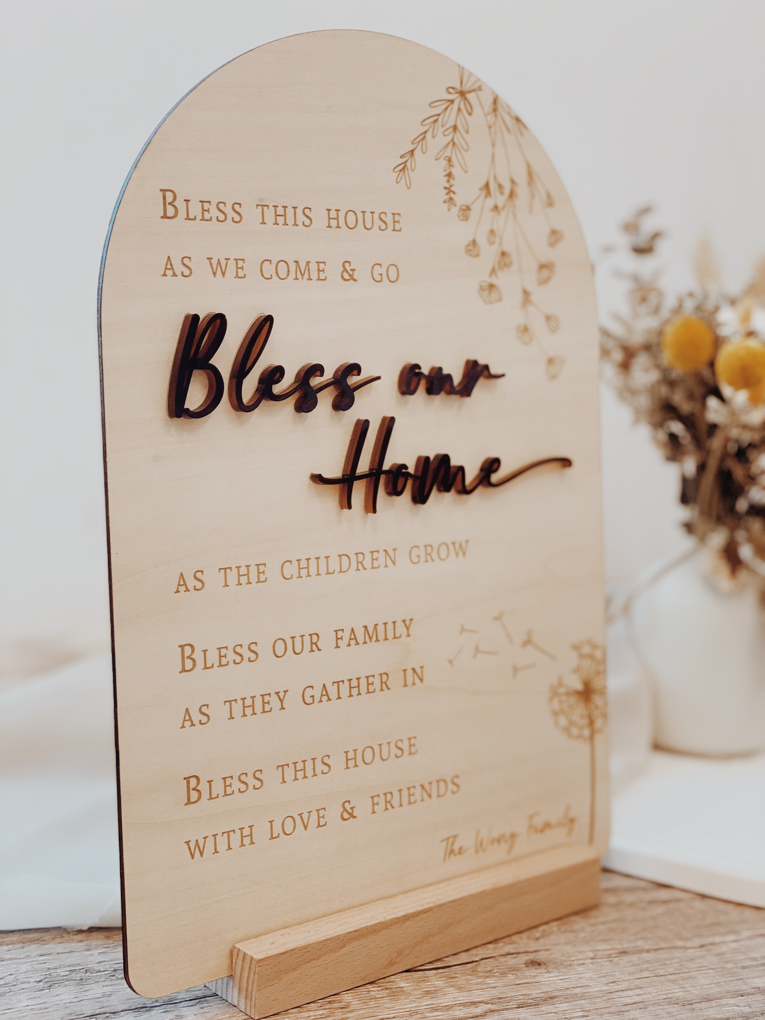 BLESS OUR HOME | Home Plaque