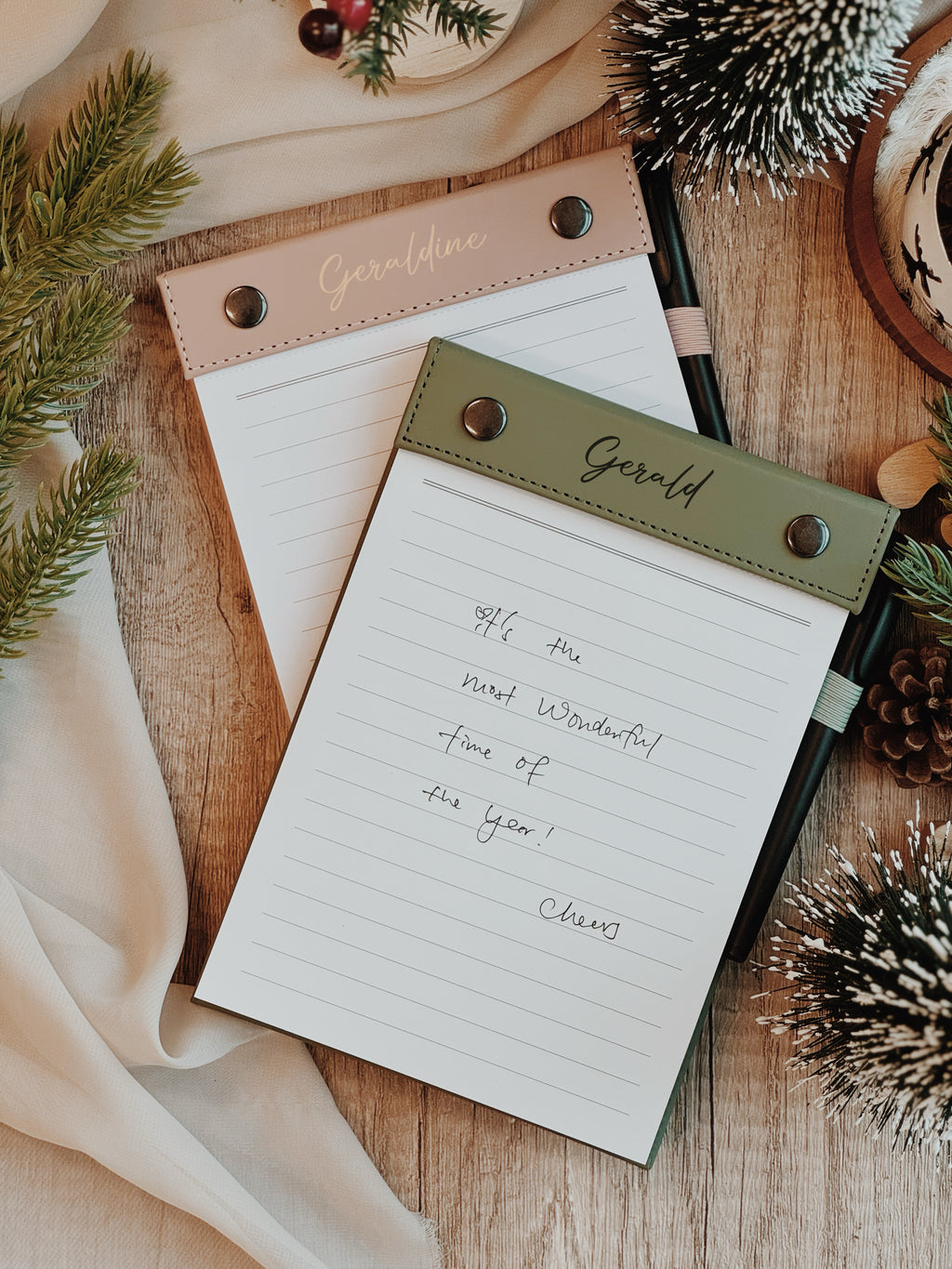 Personalized Engraved Leather Gift - Custom Name and Message