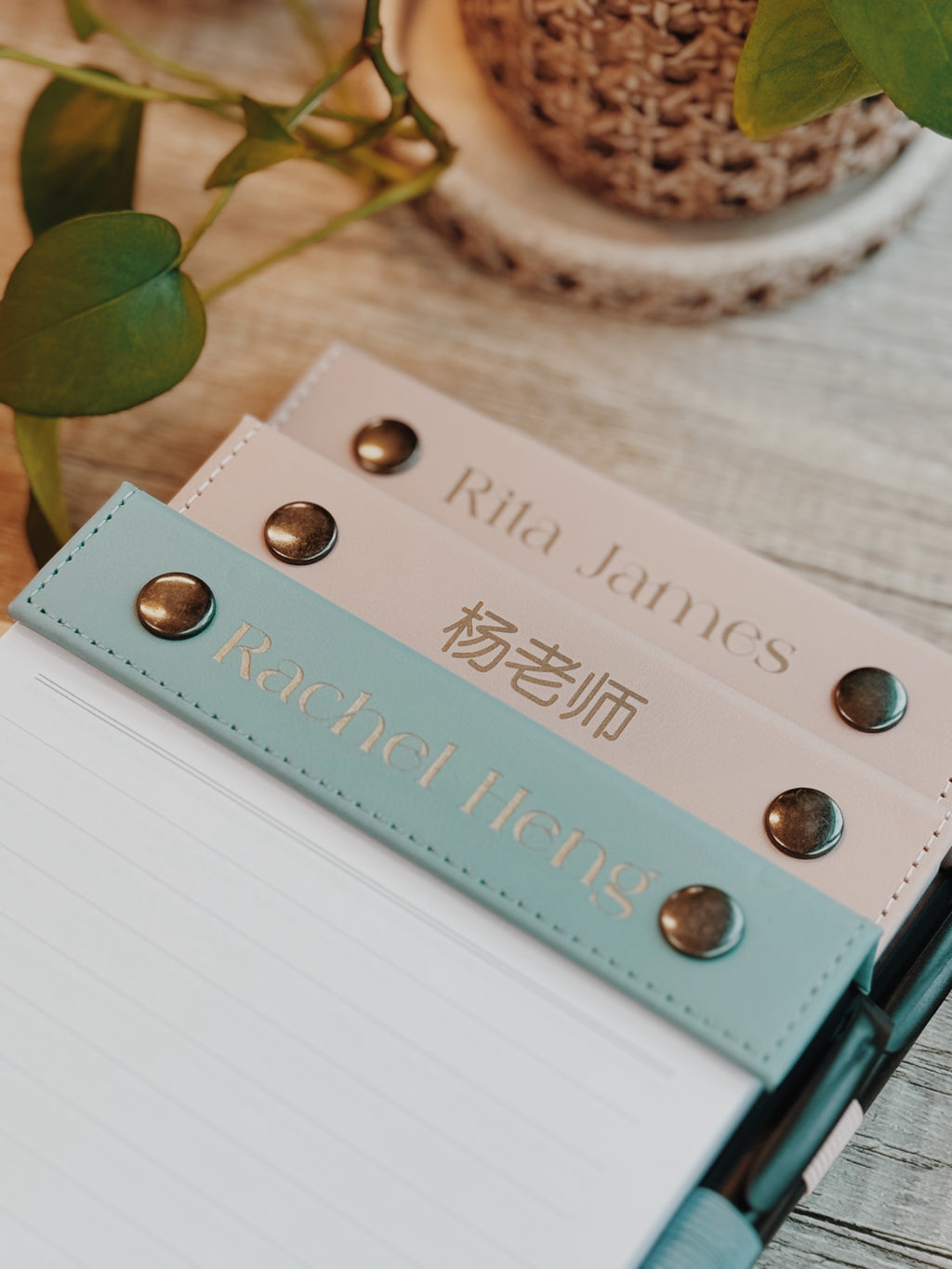 Personalized Engraved Leather Gift - Custom Name and Message