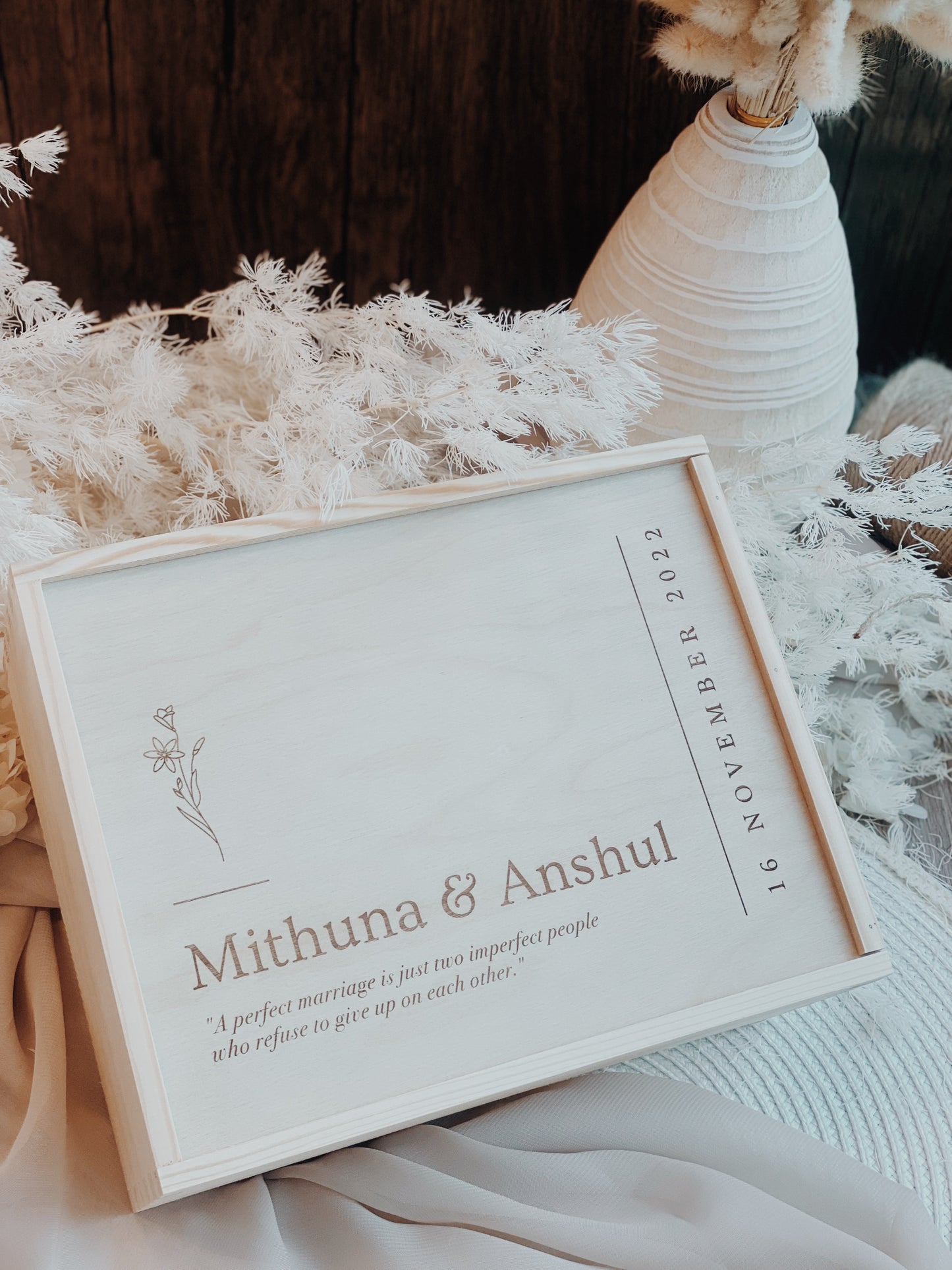 Couple Keepsake Box for Valentine's Day