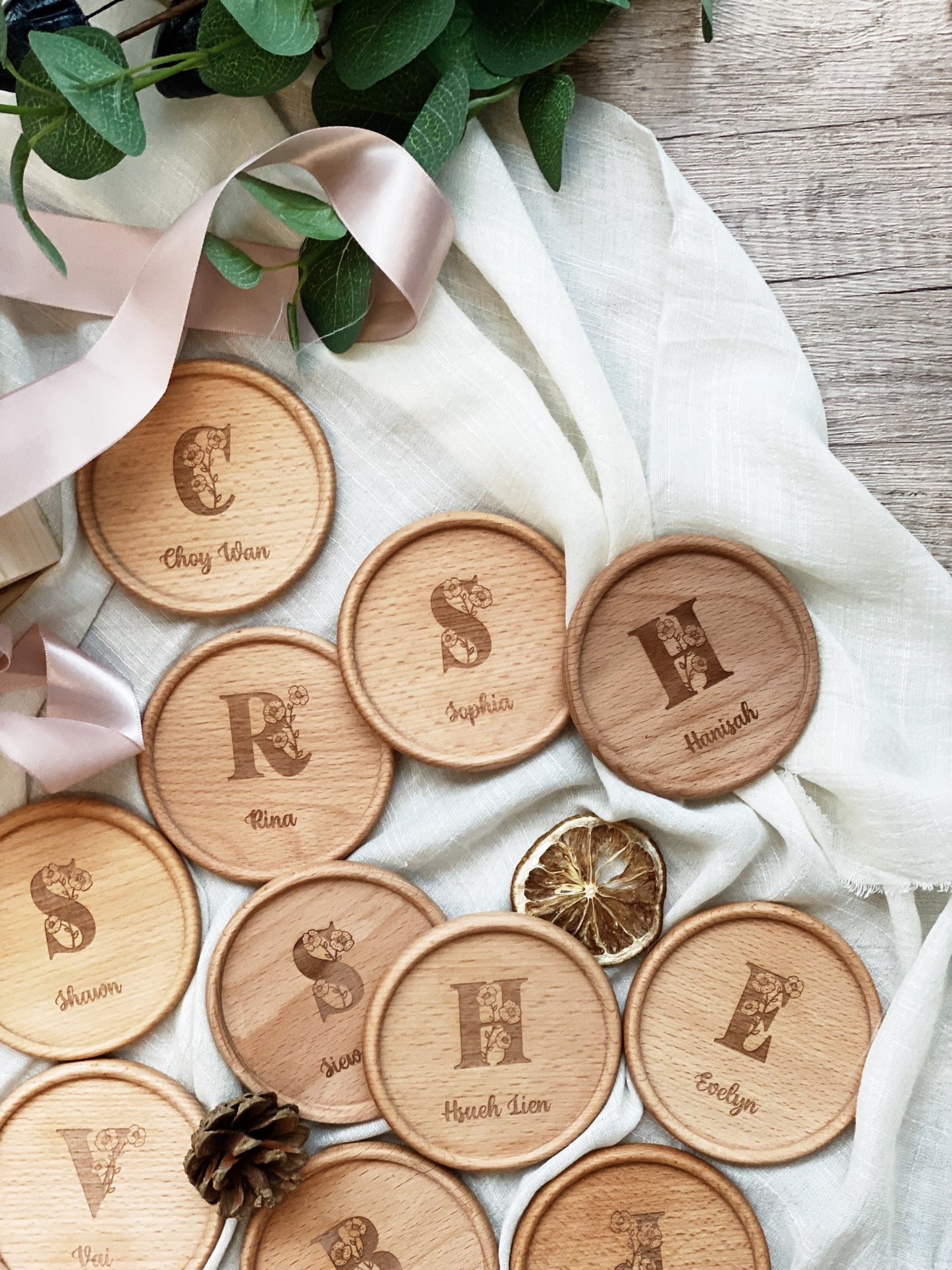 RIMMA | Coasters - Botanica Monogram
